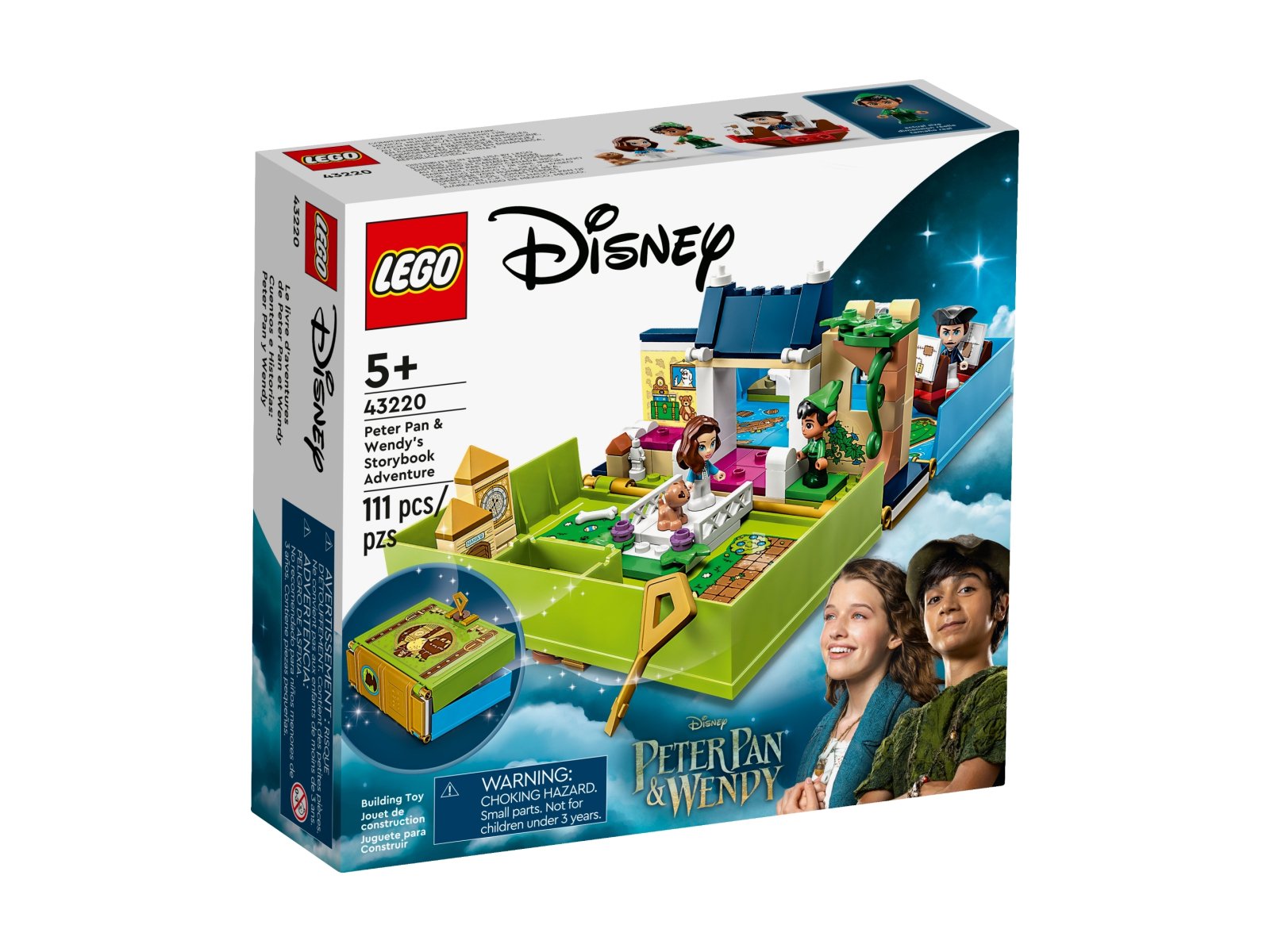 LEGO 43220 Disney Książka z przygodami Piotrusia Pana i Wendy
