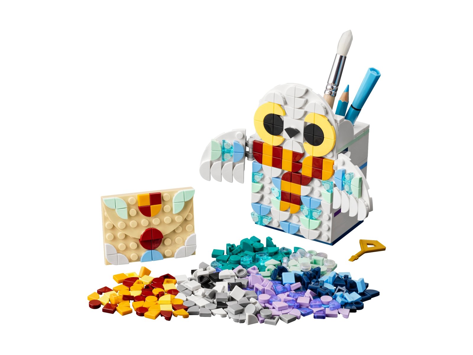 LEGO DOTS Pojemnik na długopisy w kształcie Hedwigi™ 41809