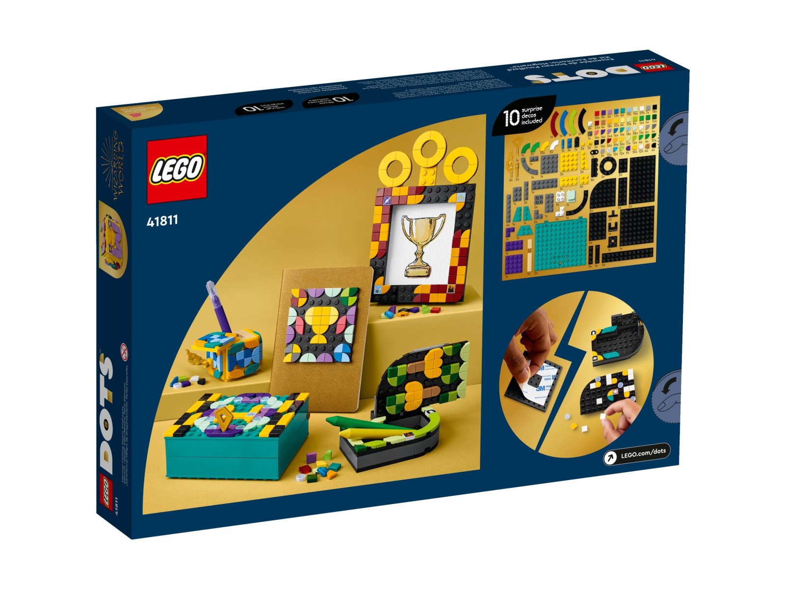 LEGO DOTS 41811 Zestaw na biurko z Hogwartu™