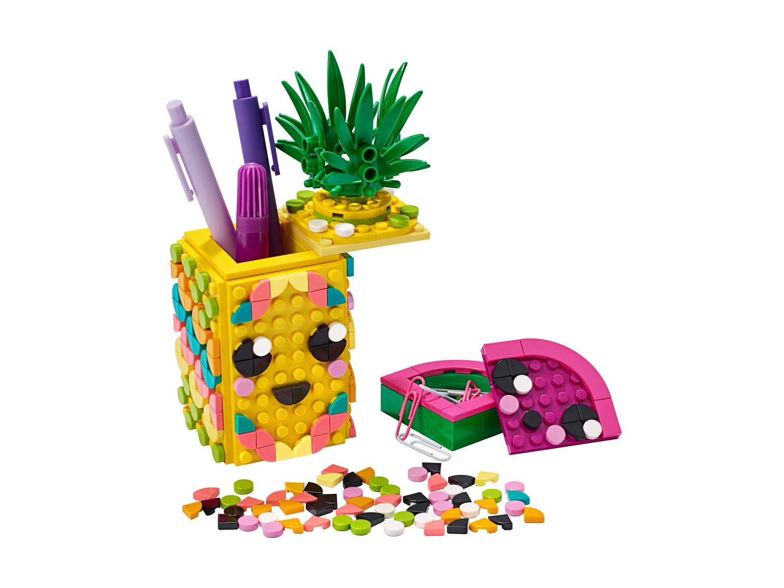 LEGO 41906 Pojemnik na długopisy w kształcie ananasa
