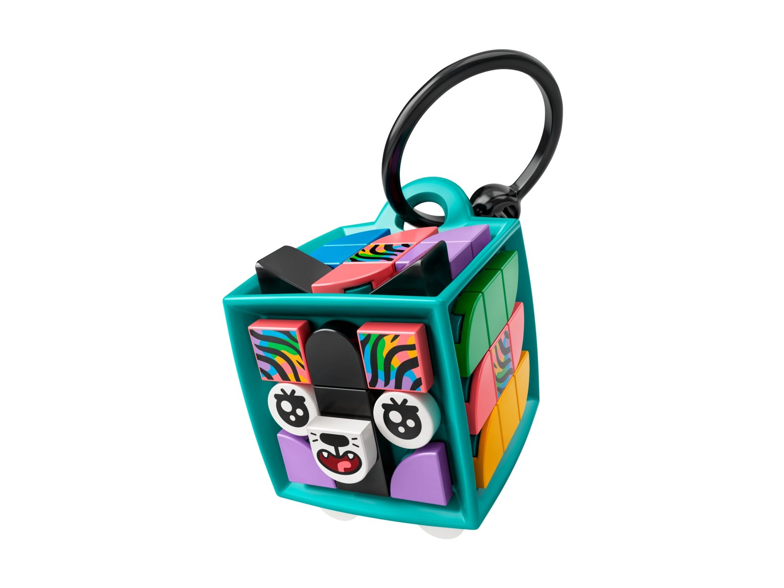 LEGO DOTS 41945 Neonowy tygrys — bransoletka i zawieszka na torbę