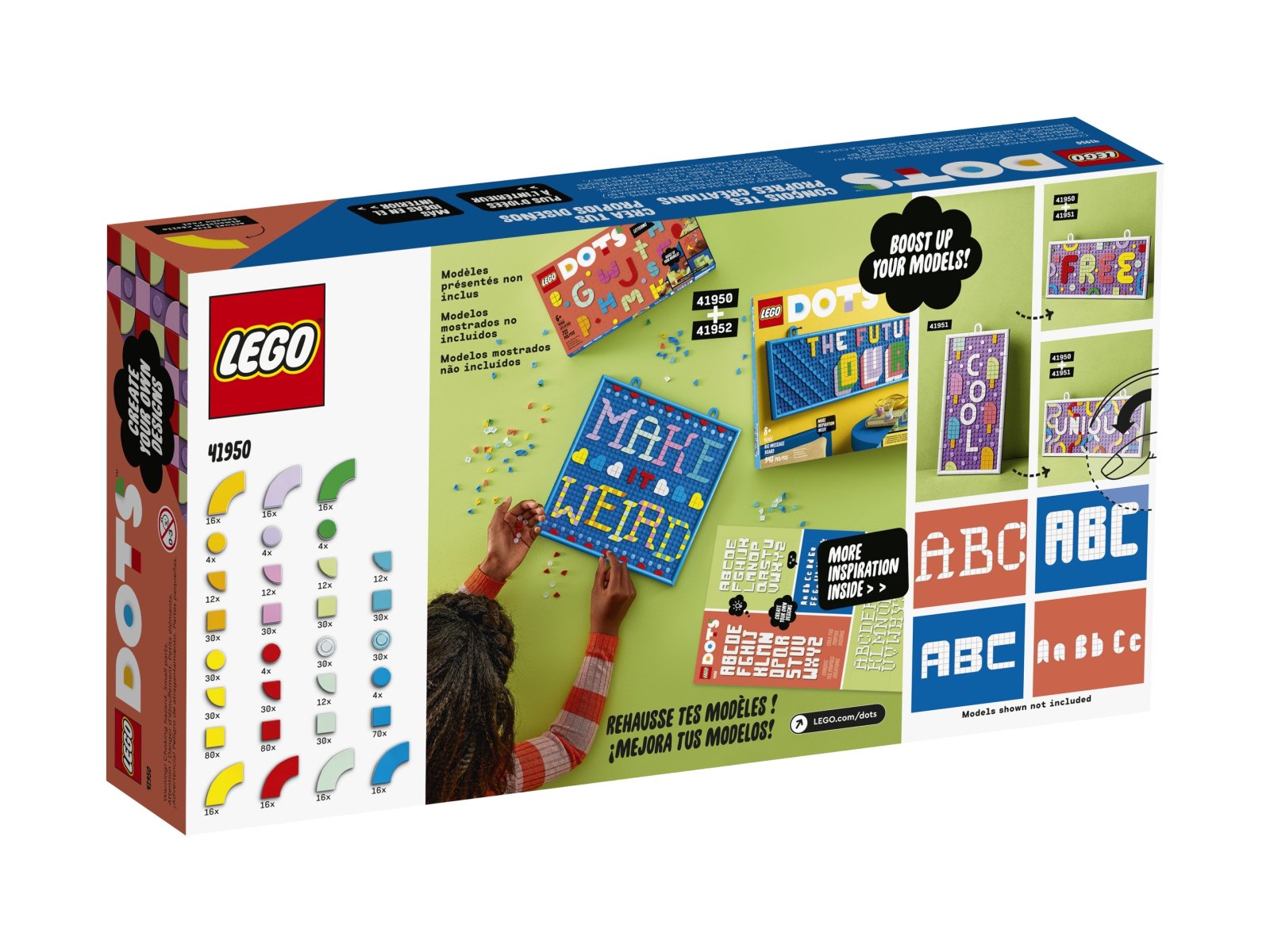 LEGO DOTS 41950 Rozmaitości DOTS — literki