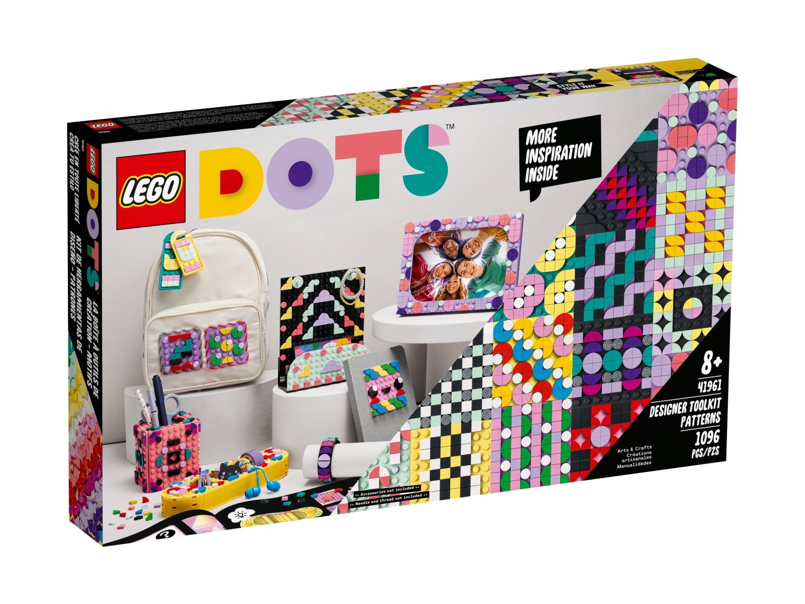 LEGO DOTS 41961 Zestaw narzędzi projektanta — wzorki