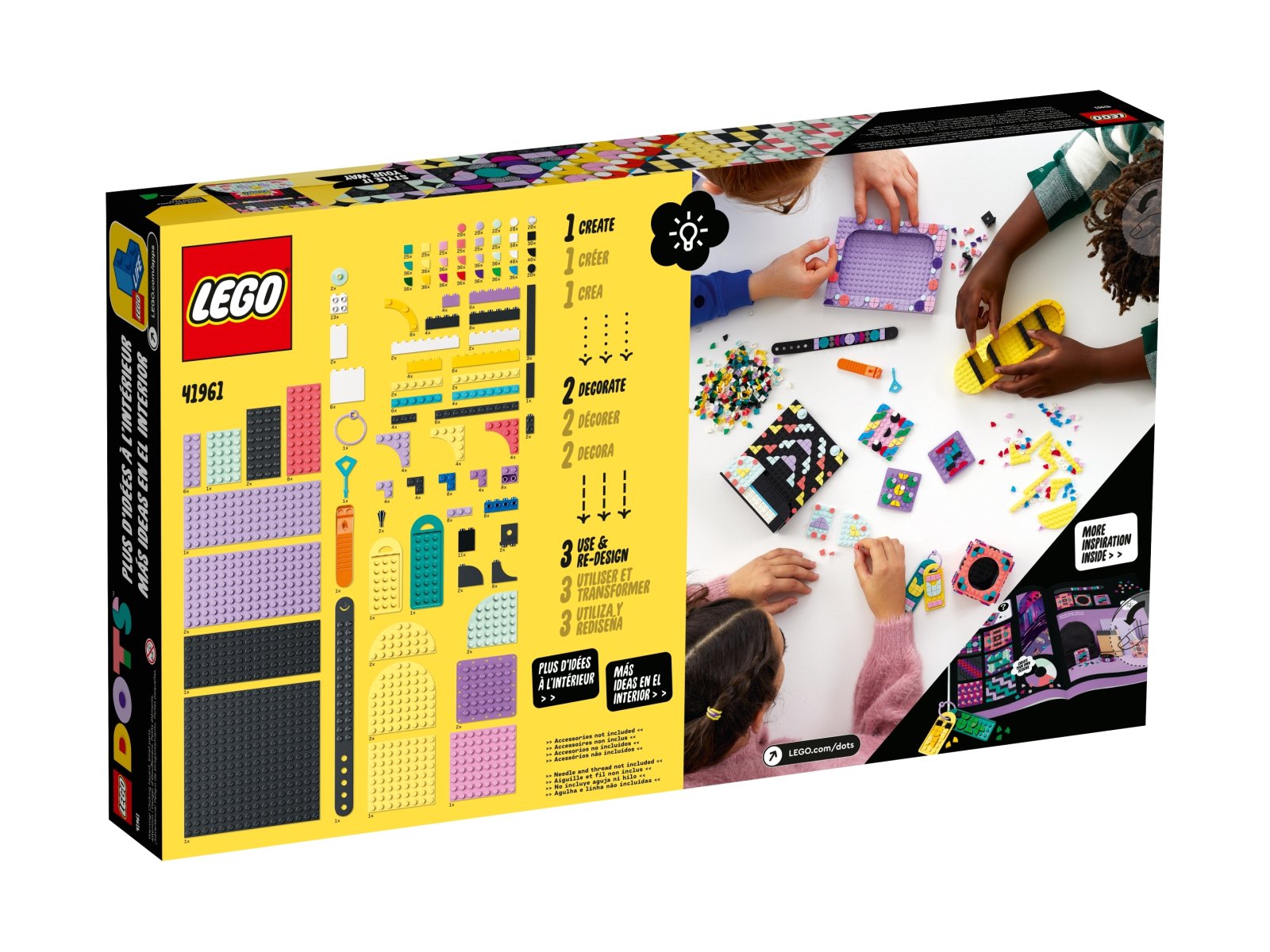 LEGO 41961 Zestaw narzędzi projektanta — wzorki