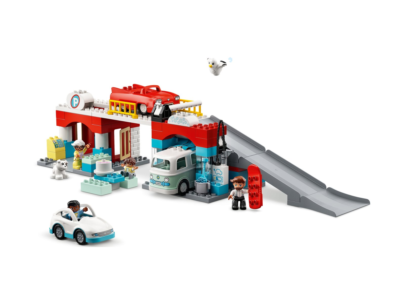 LEGO 10948 Duplo Parking piętrowy i myjnia samochodowa