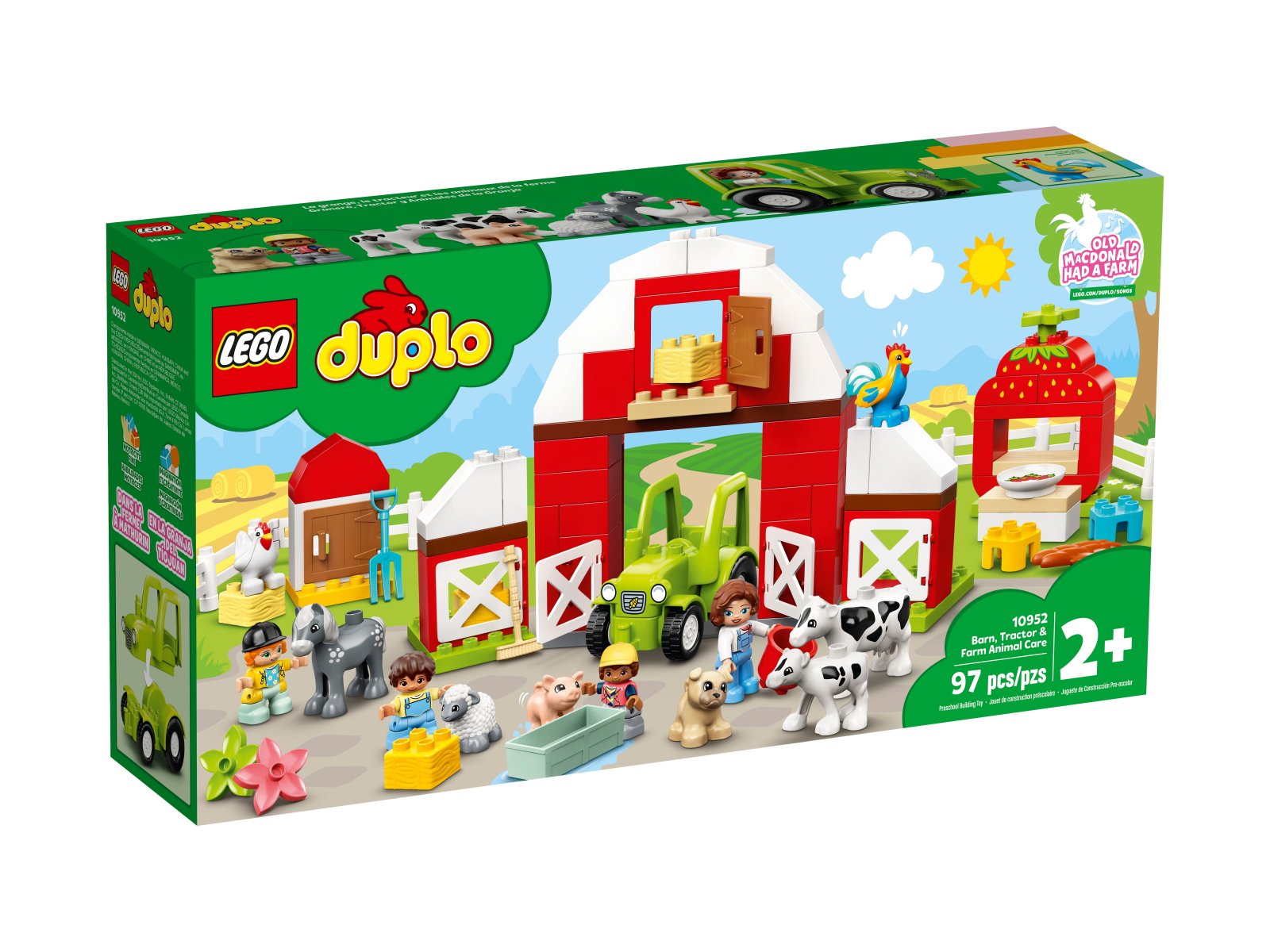 LEGO 10952 Stodoła, traktor i zwierzęta gospodarskie