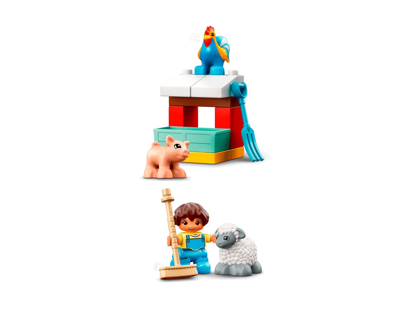 LEGO 10952 Stodoła, traktor i zwierzęta gospodarskie