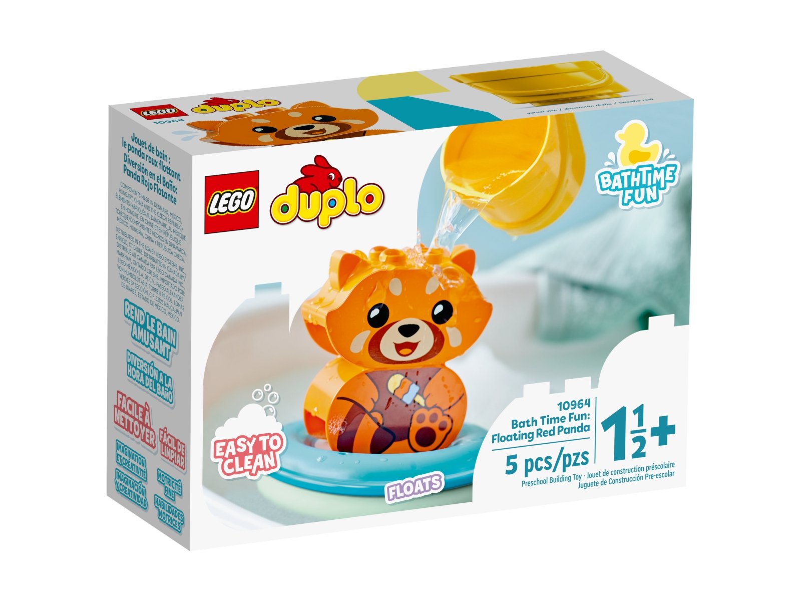LEGO 10964 Zabawa w kąpieli: pływająca czerwona panda