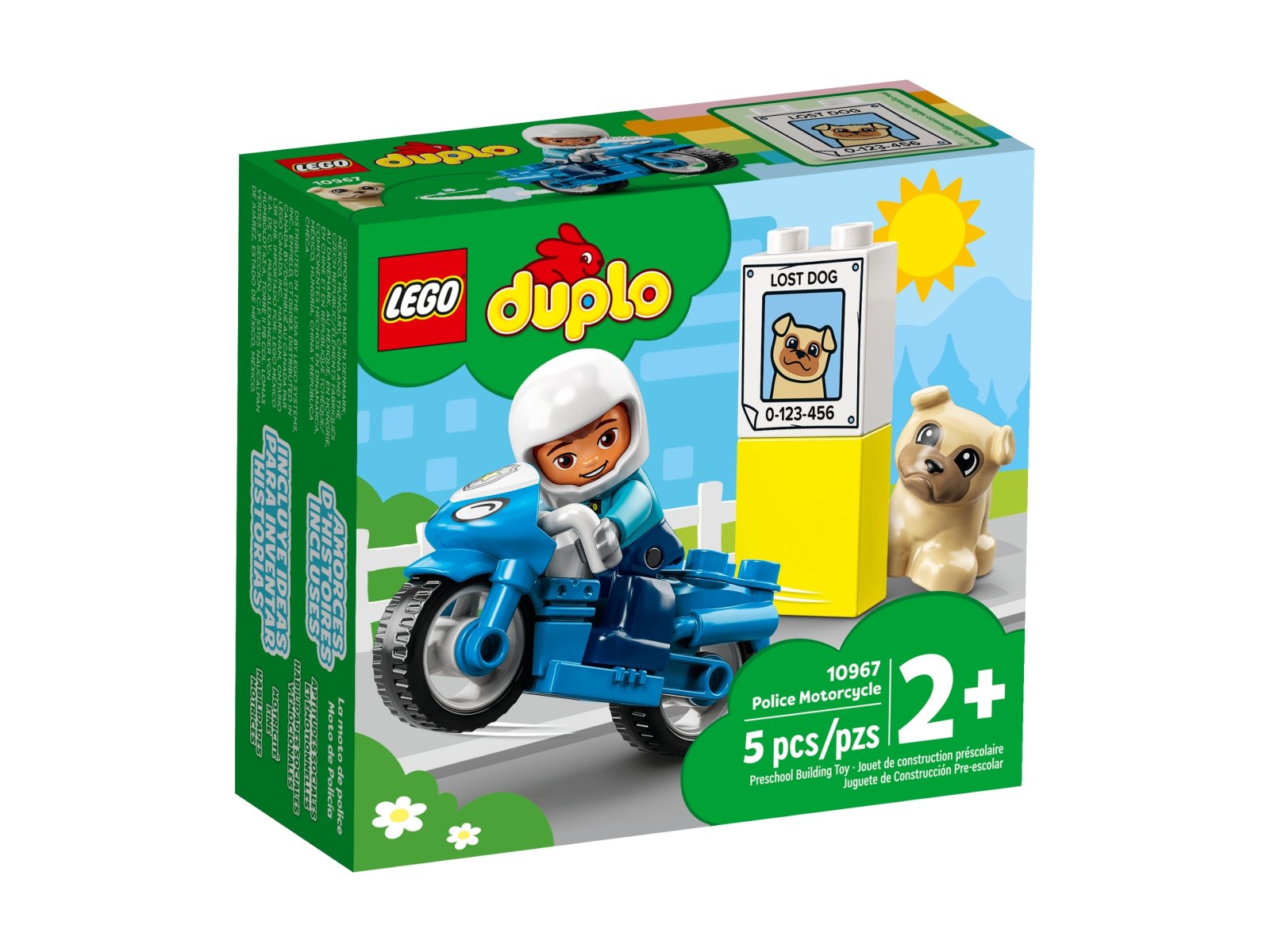 LEGO 10967 Duplo Motocykl policyjny