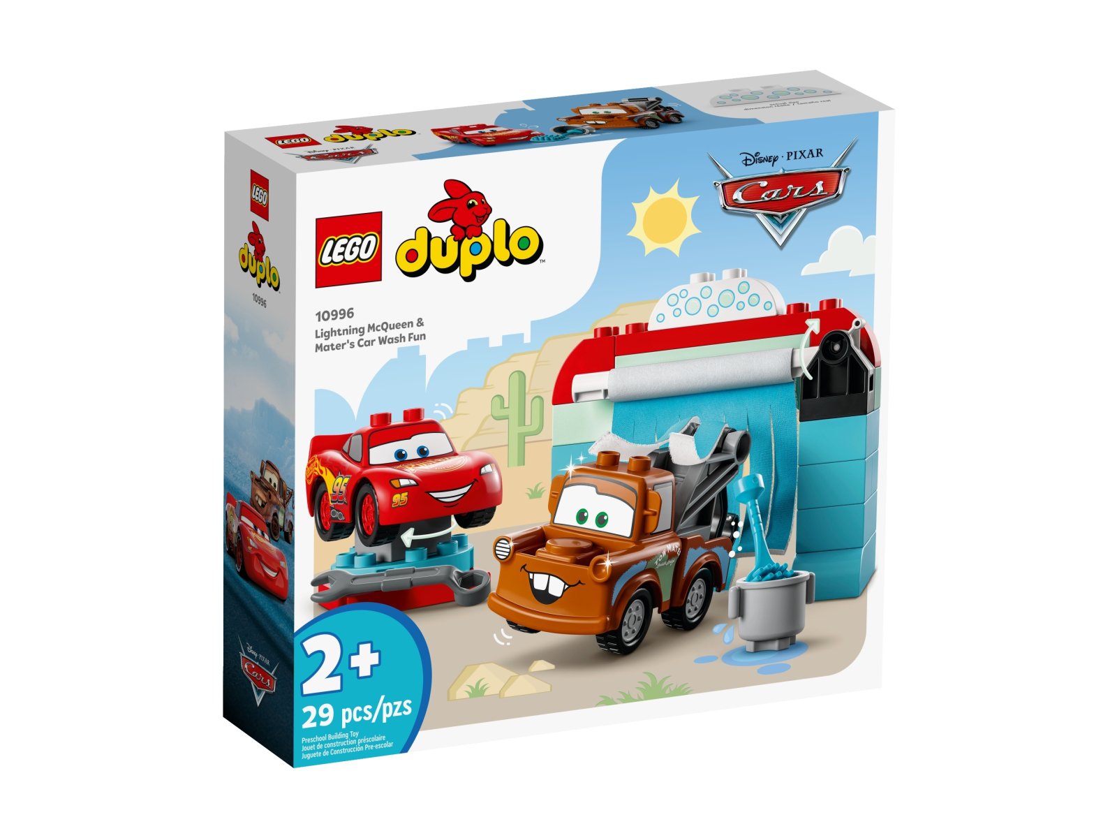 LEGO Duplo 10996 Zygzak McQueen i Złomek — myjnia