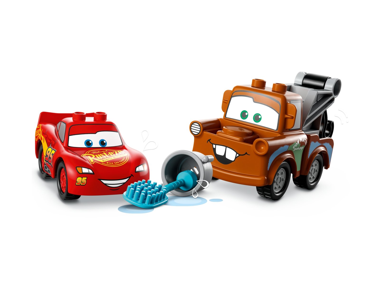 LEGO 10996 Duplo Zygzak McQueen i Złomek — myjnia
