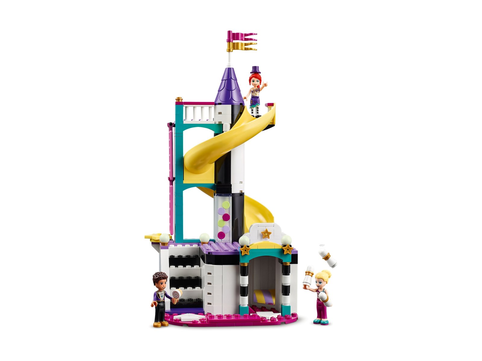 LEGO Friends Magiczny diabelski młyn i zjeżdżalnia 41689