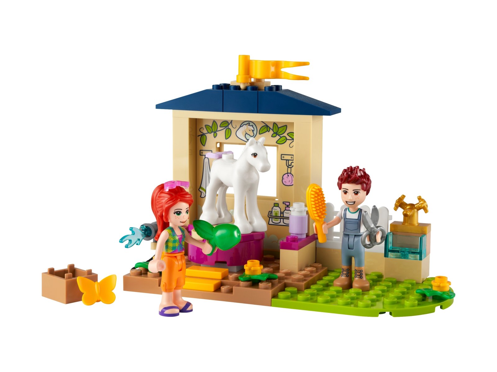 LEGO 41696 Kąpiel dla kucyków w stajni