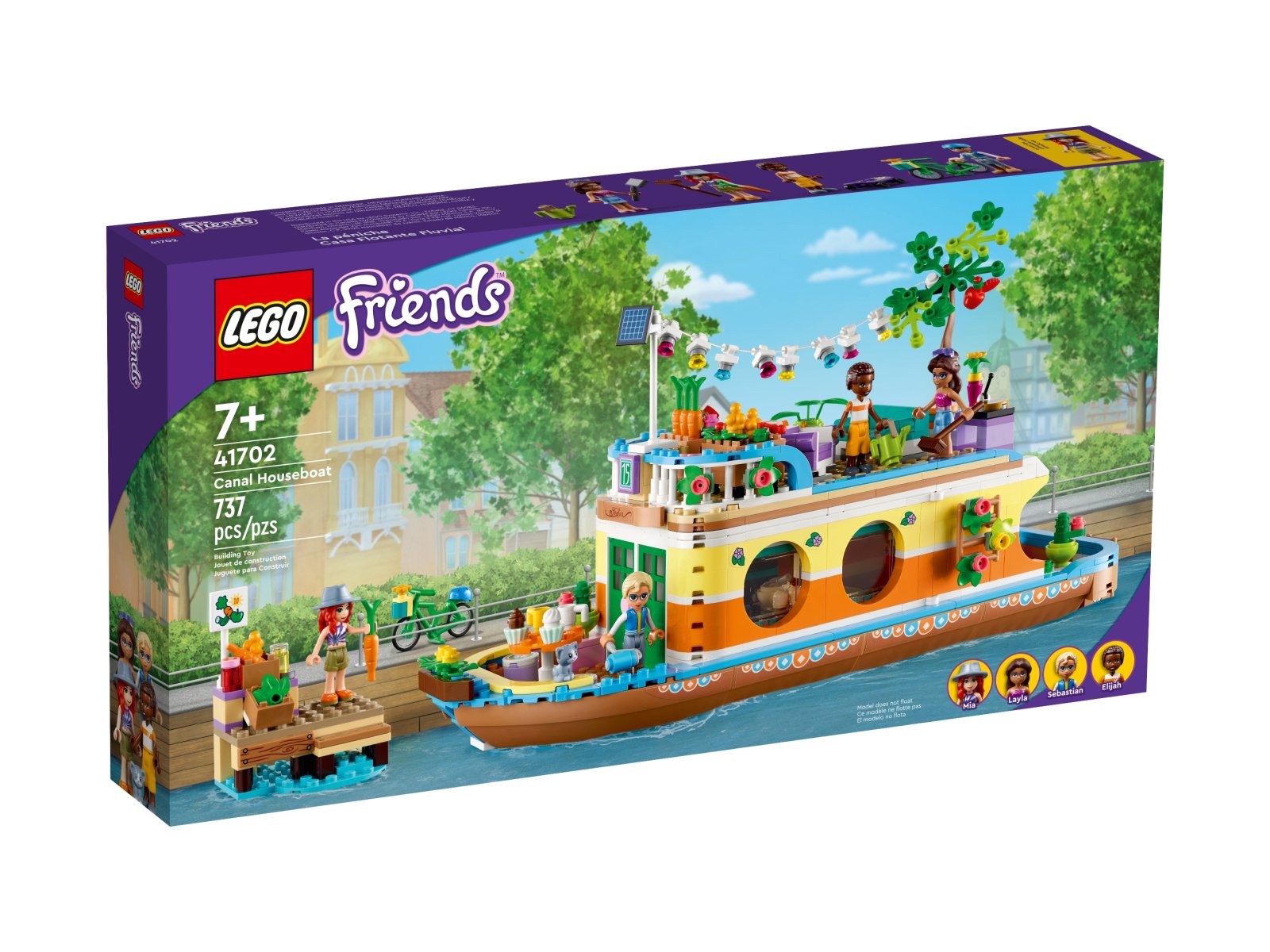 LEGO Friends 41702 Łódź mieszkalna na kanale