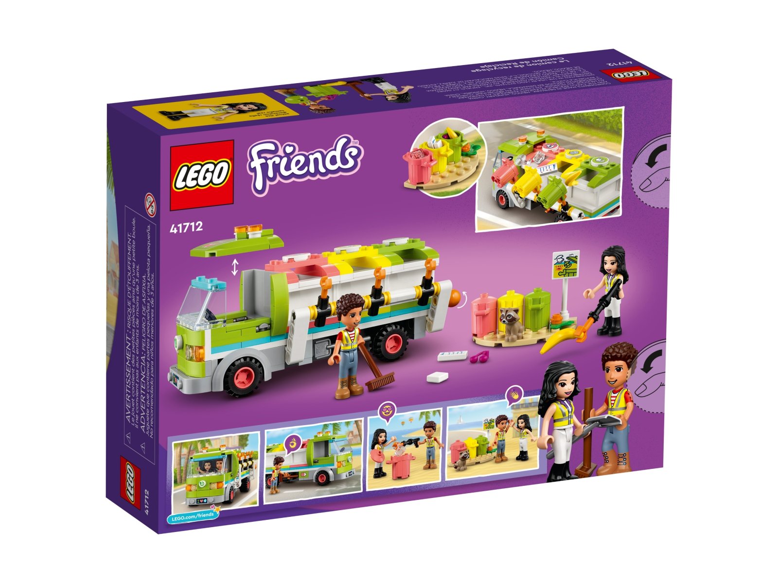 LEGO 41712 Friends Ciężarówka recyklingowa