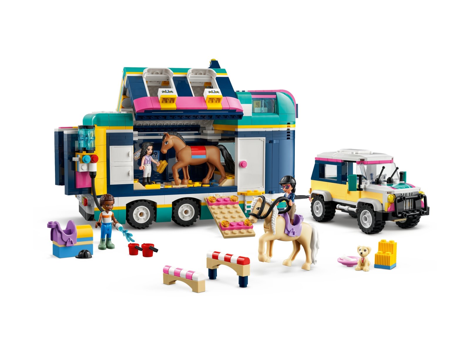LEGO Friends 41722 Przyczepa na wystawę koni