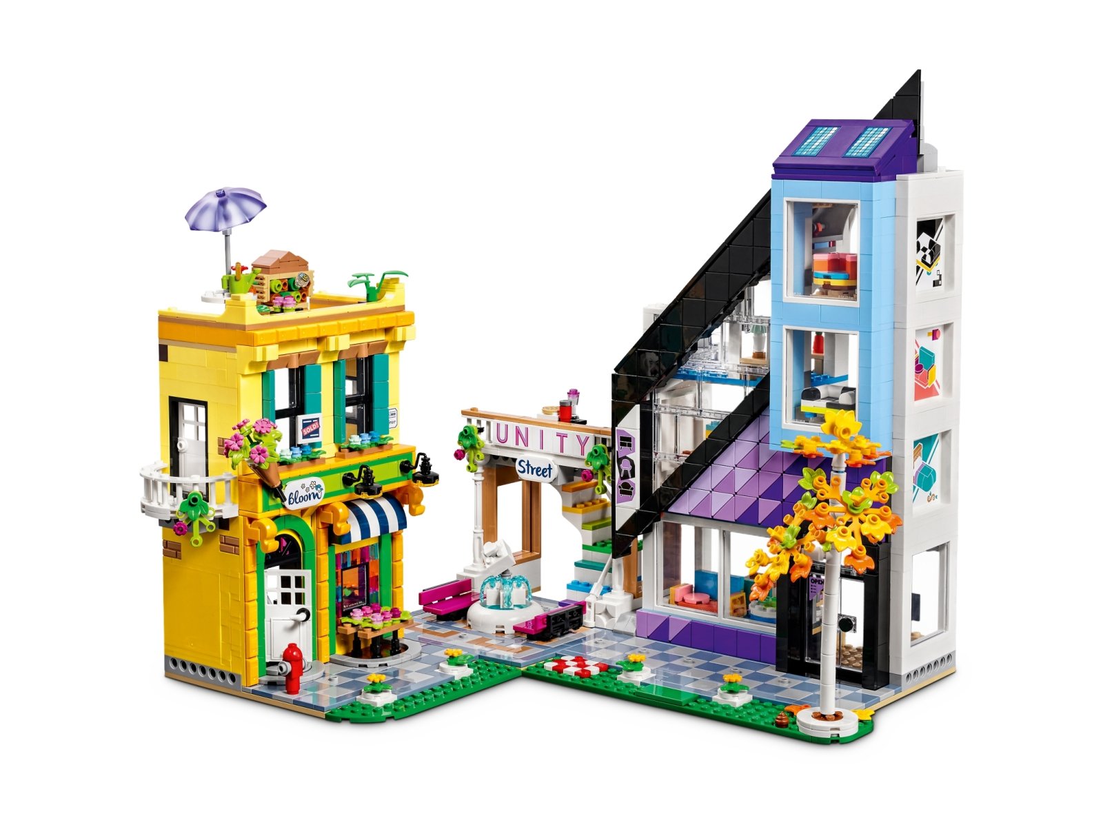 LEGO Friends Sklep wnętrzarski i kwiaciarnia w śródmieściu 41732