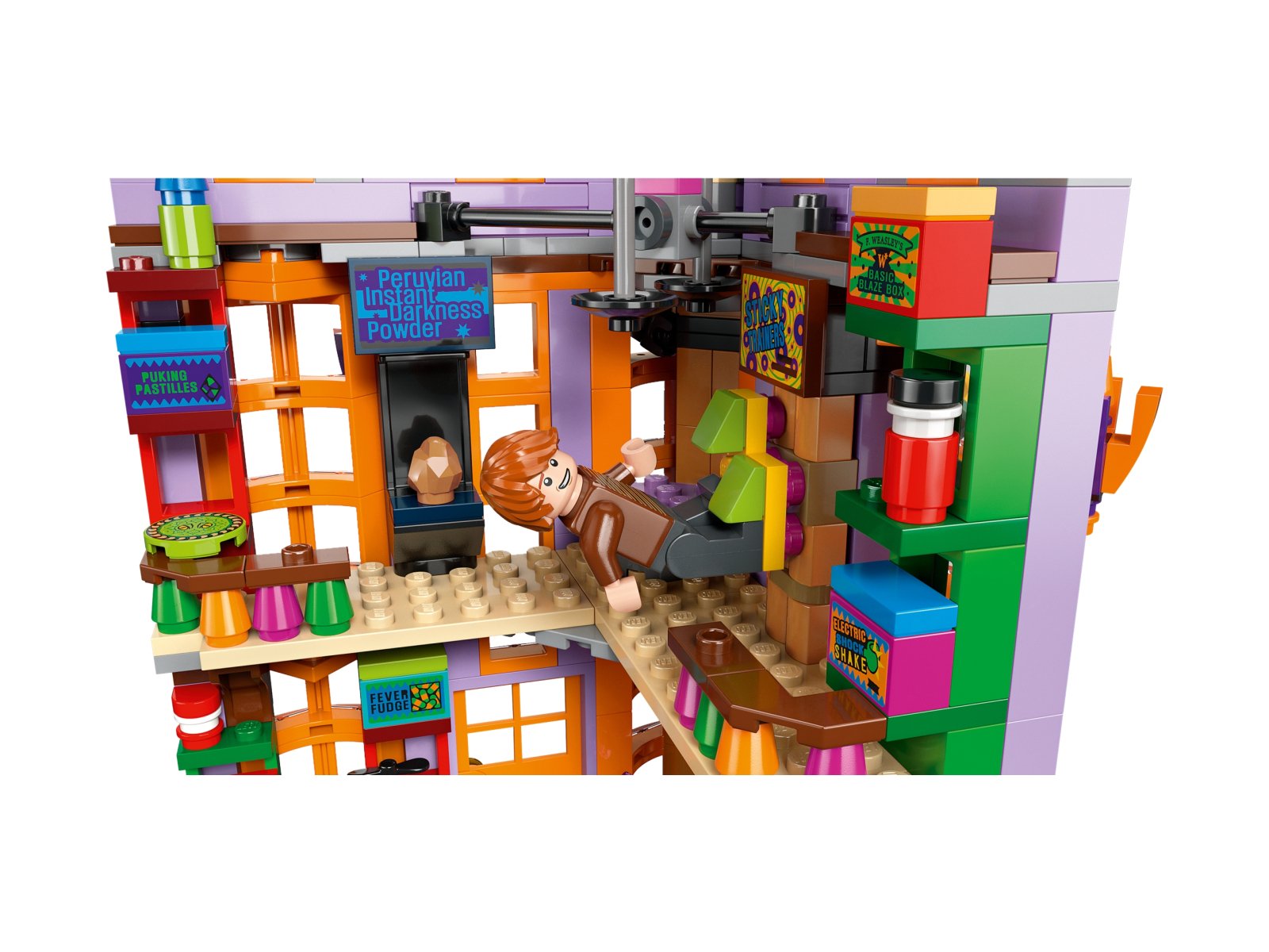 LEGO 76422 Harry Potter Ulica Pokątna™: Magiczne dowcipy Weasleyów