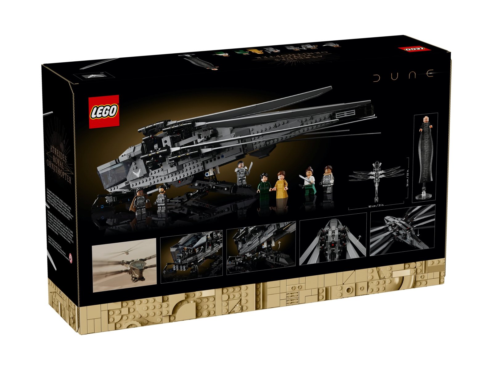 LEGO ICONS Diuna — Atreides Royal Ornithopter 10327