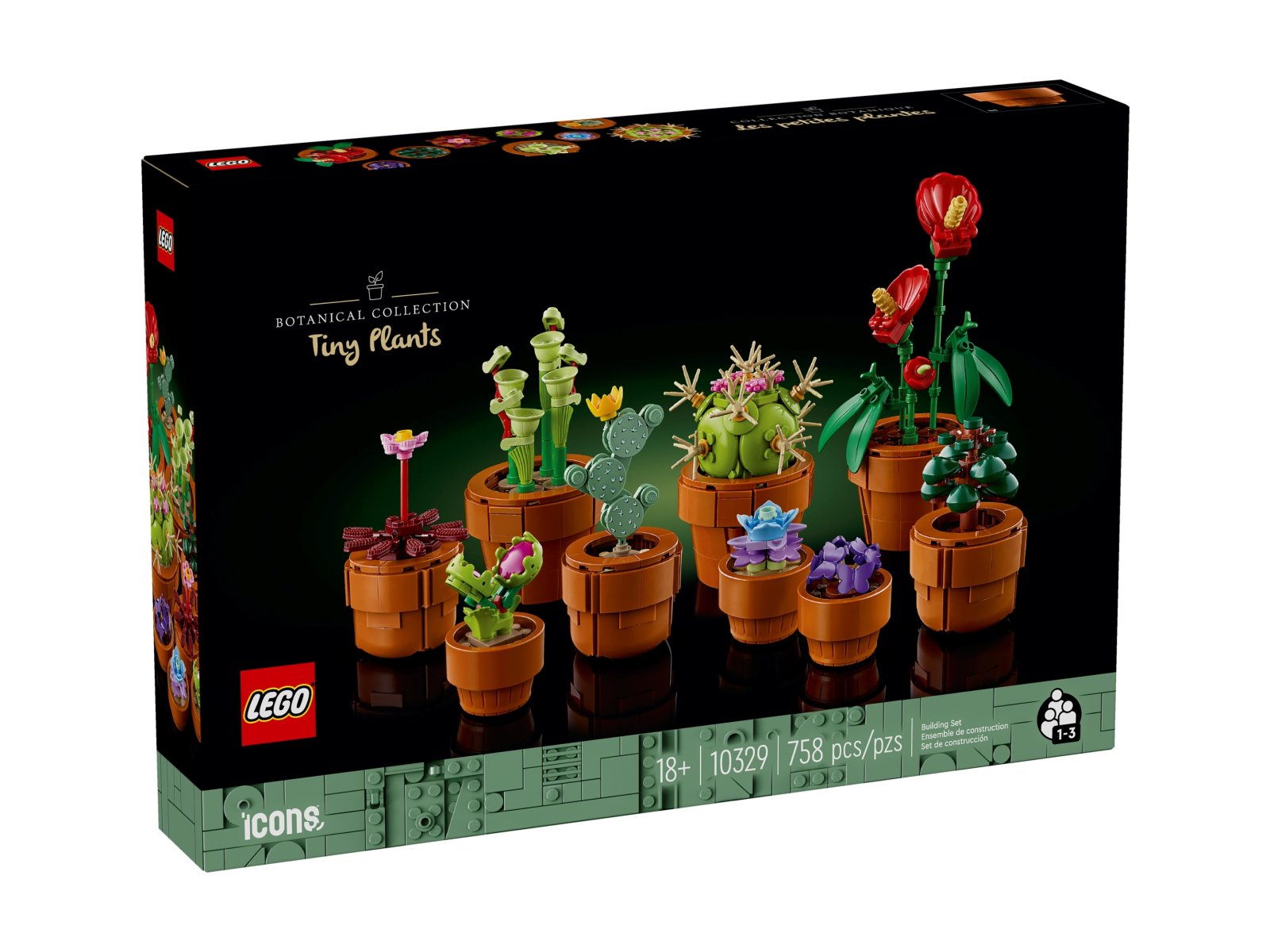 LEGO ICONS Małe roślinki 10329