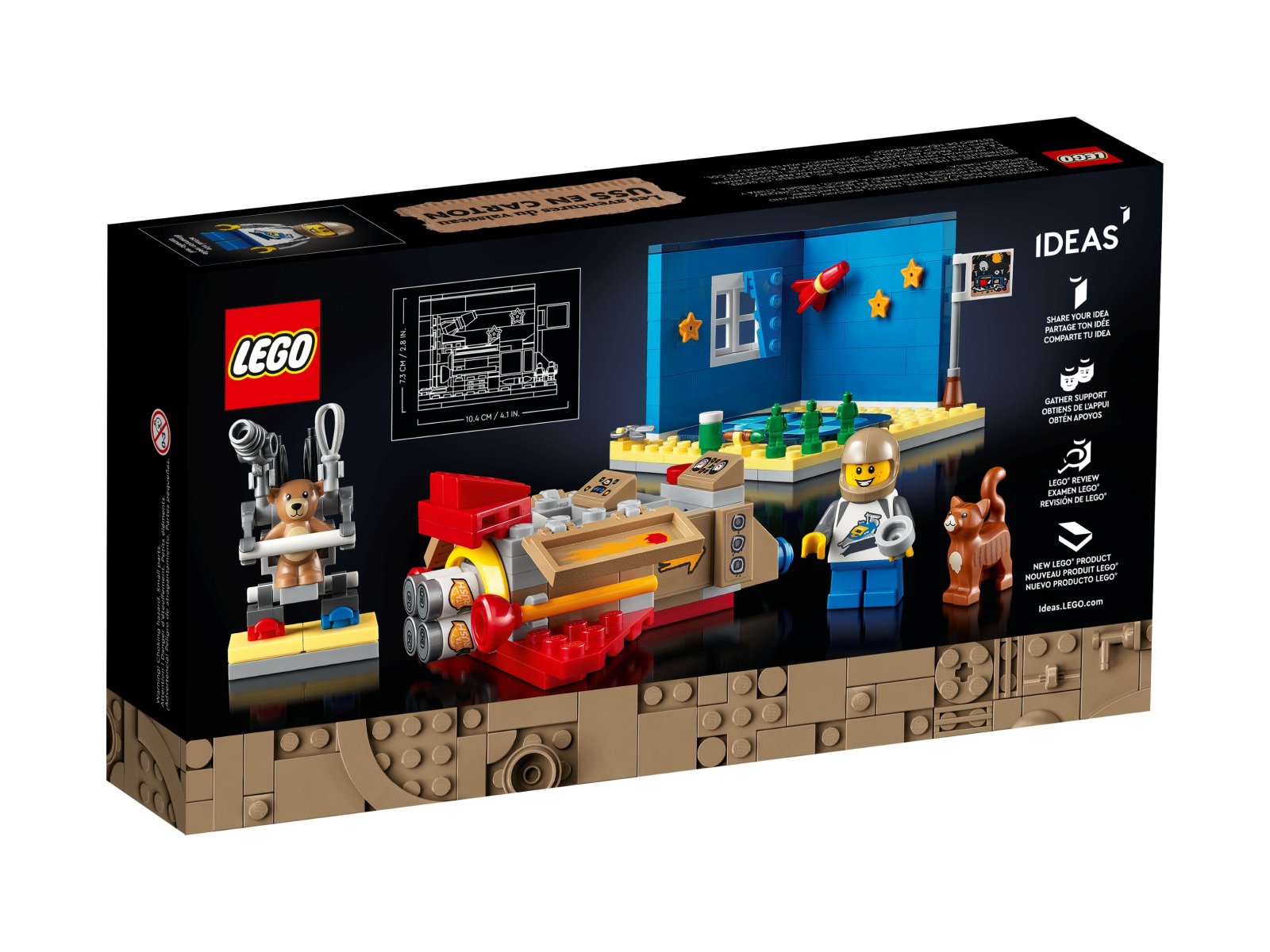 LEGO 40533 Przygody statku USS Cardboard