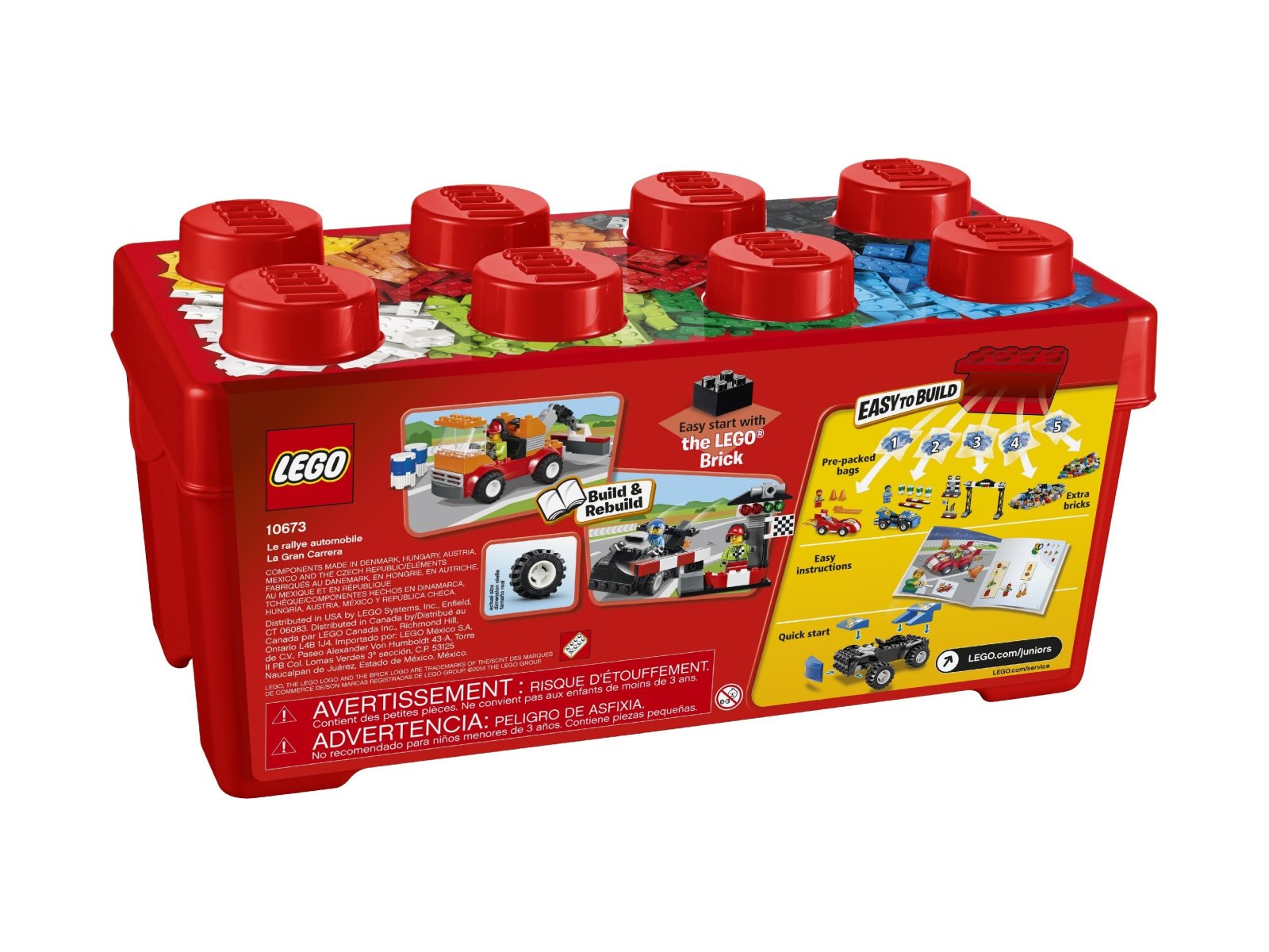 LEGO 10673 Juniors Wyścigi samochodowe | zklocków.pl