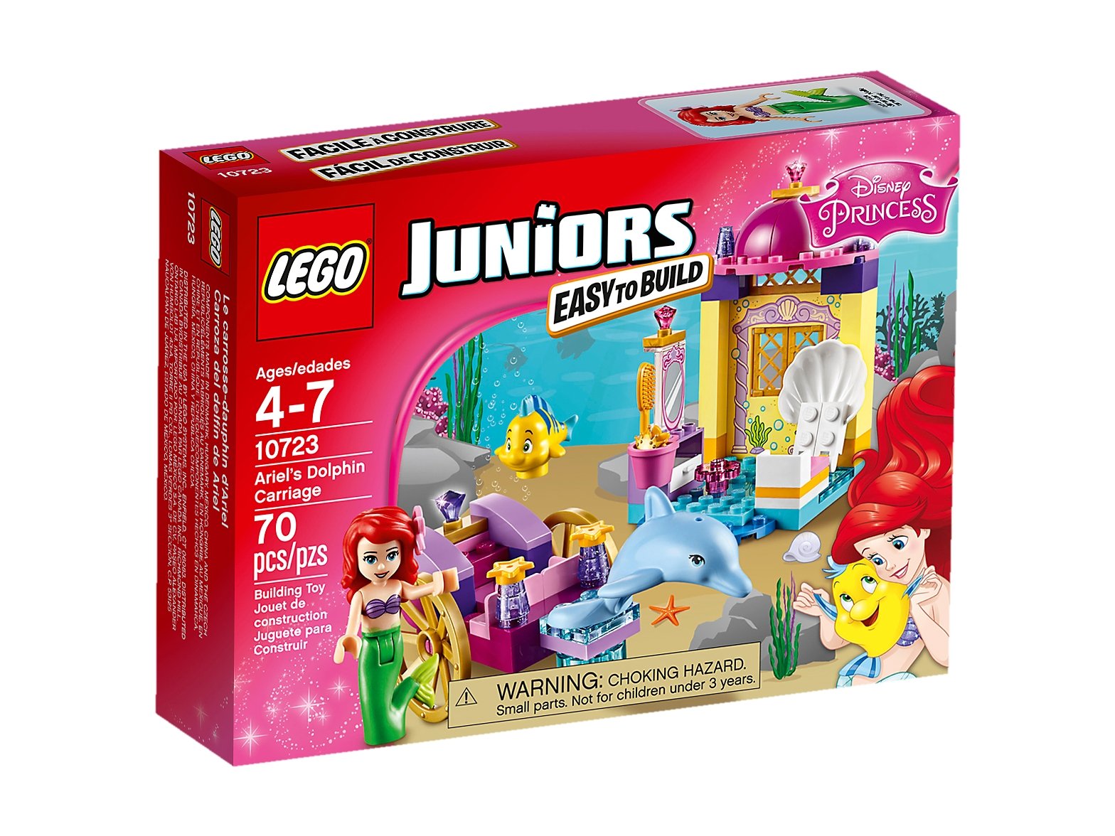 LEGO Juniors Disney Princess - kareta Arielki z delfinami 10723