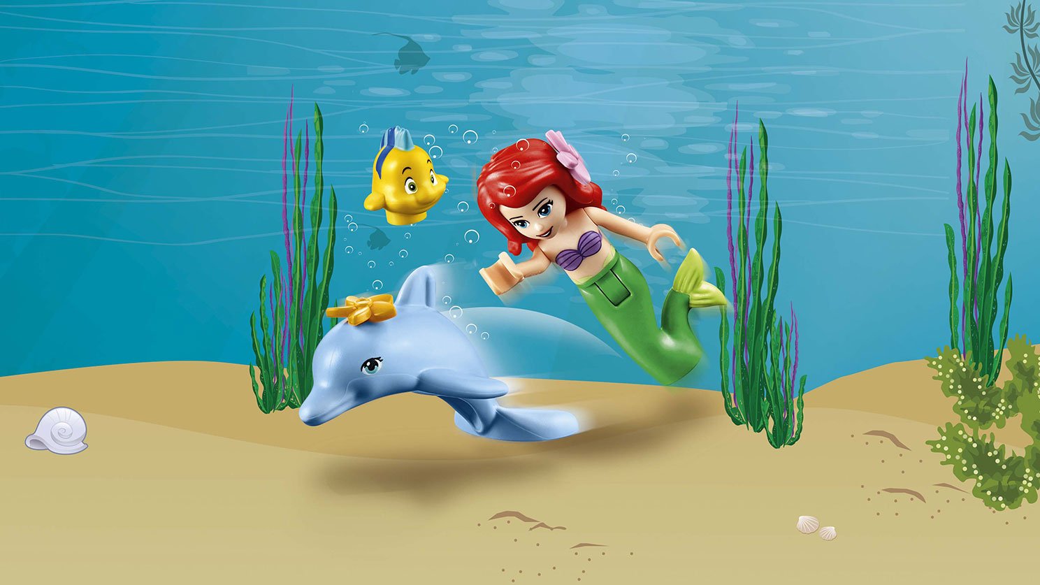 LEGO 10723 Disney Princess - kareta Arielki z delfinami