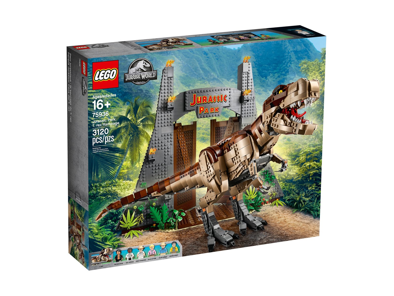 LEGO Jurassic World Park Jurajski: atak tyranozaura 75936
