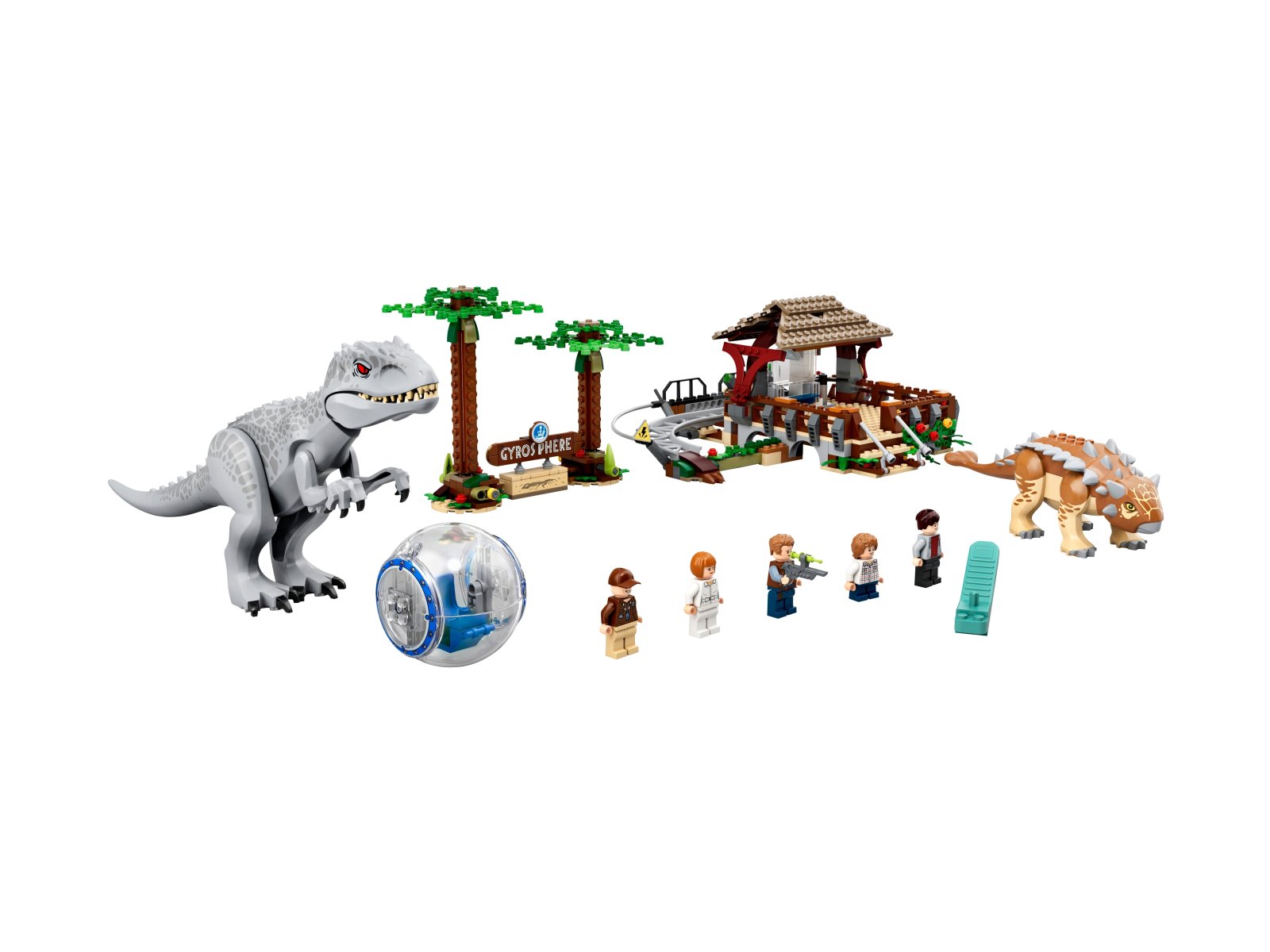 LEGO Jurassic World 75941 Indominus Rex kontra ankylozaur