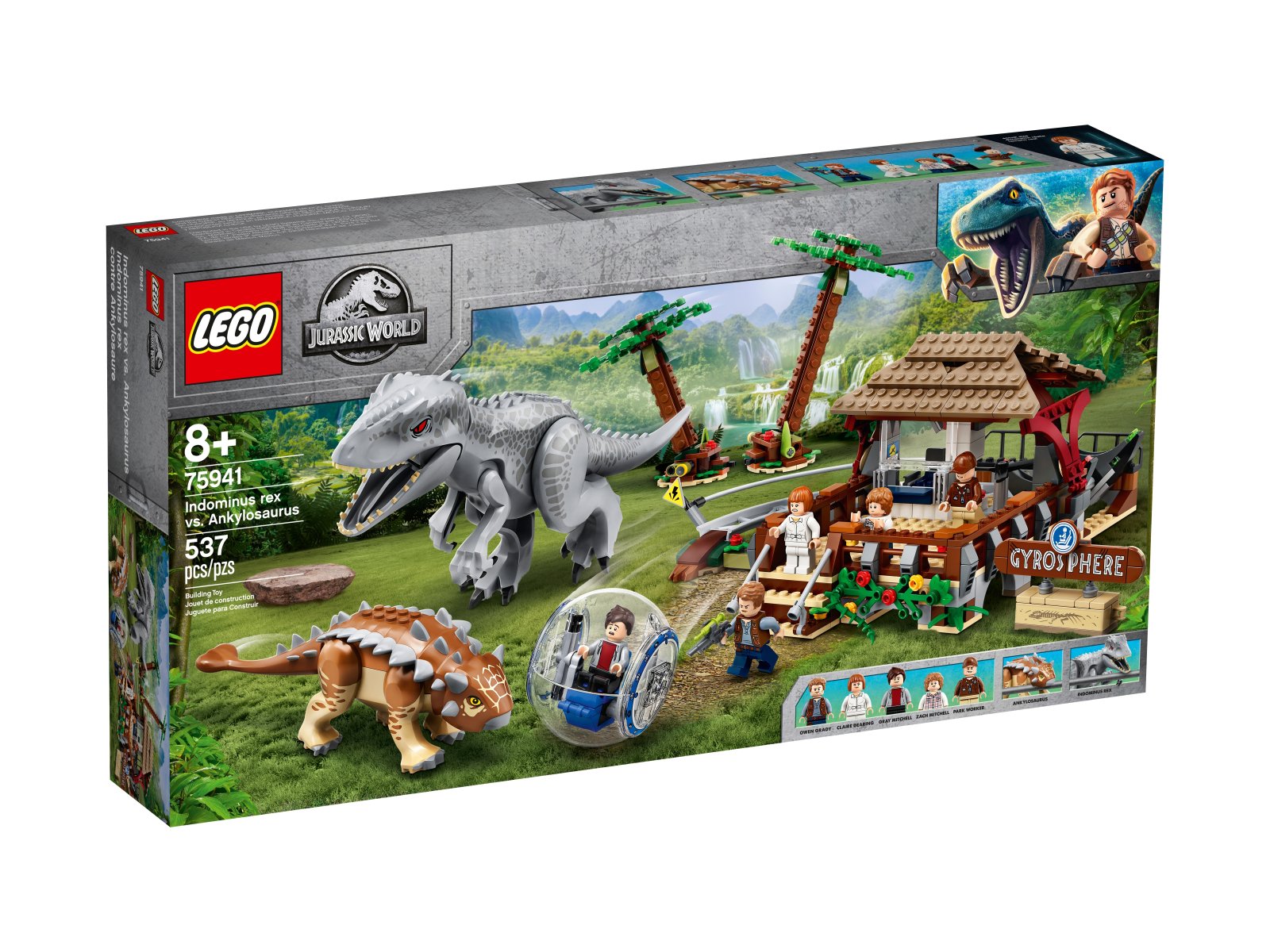 LEGO Jurassic World Indominus Rex kontra ankylozaur 75941
