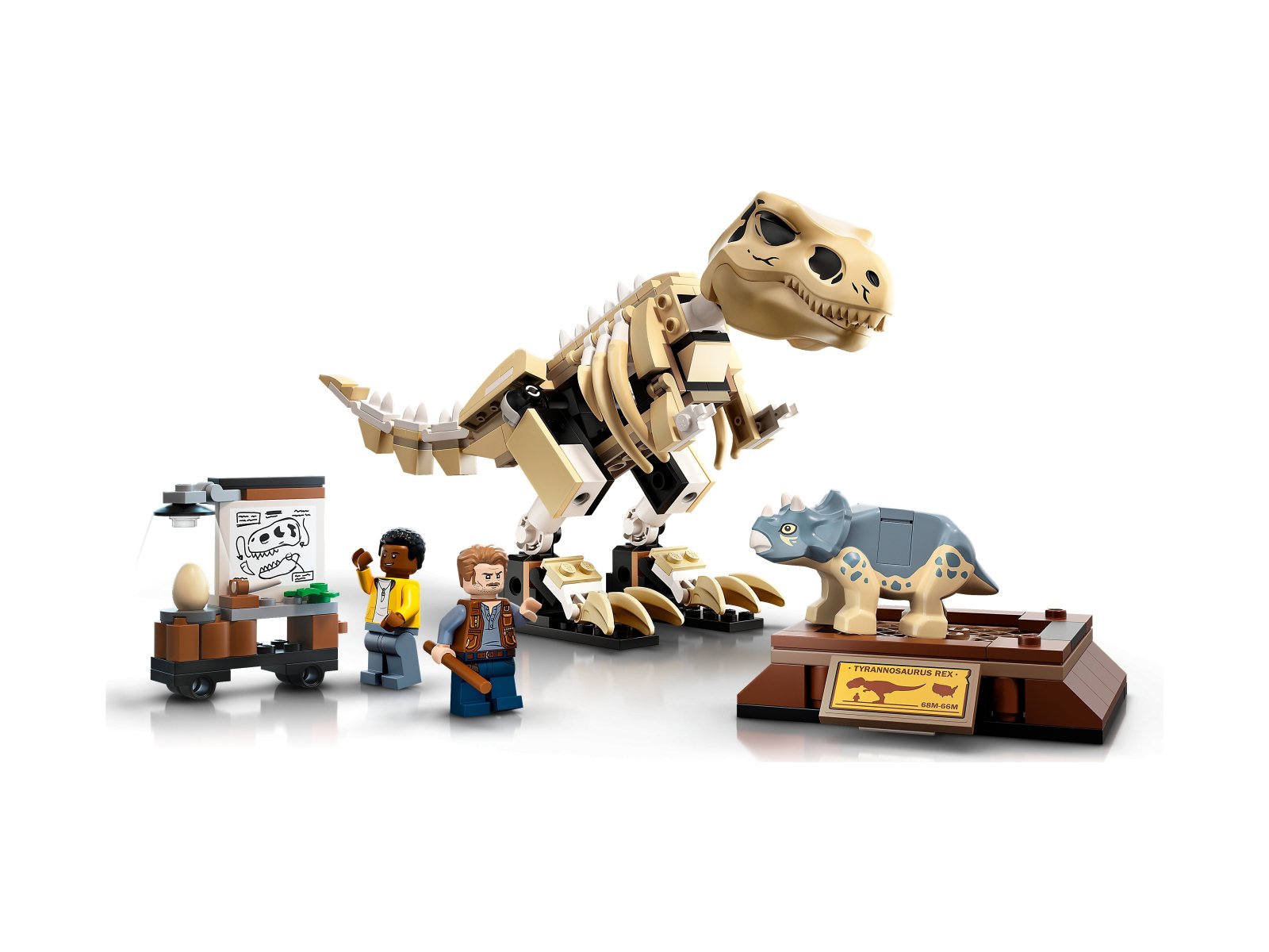LEGO Jurassic World Wystawa skamieniałości tyranozaura 76940