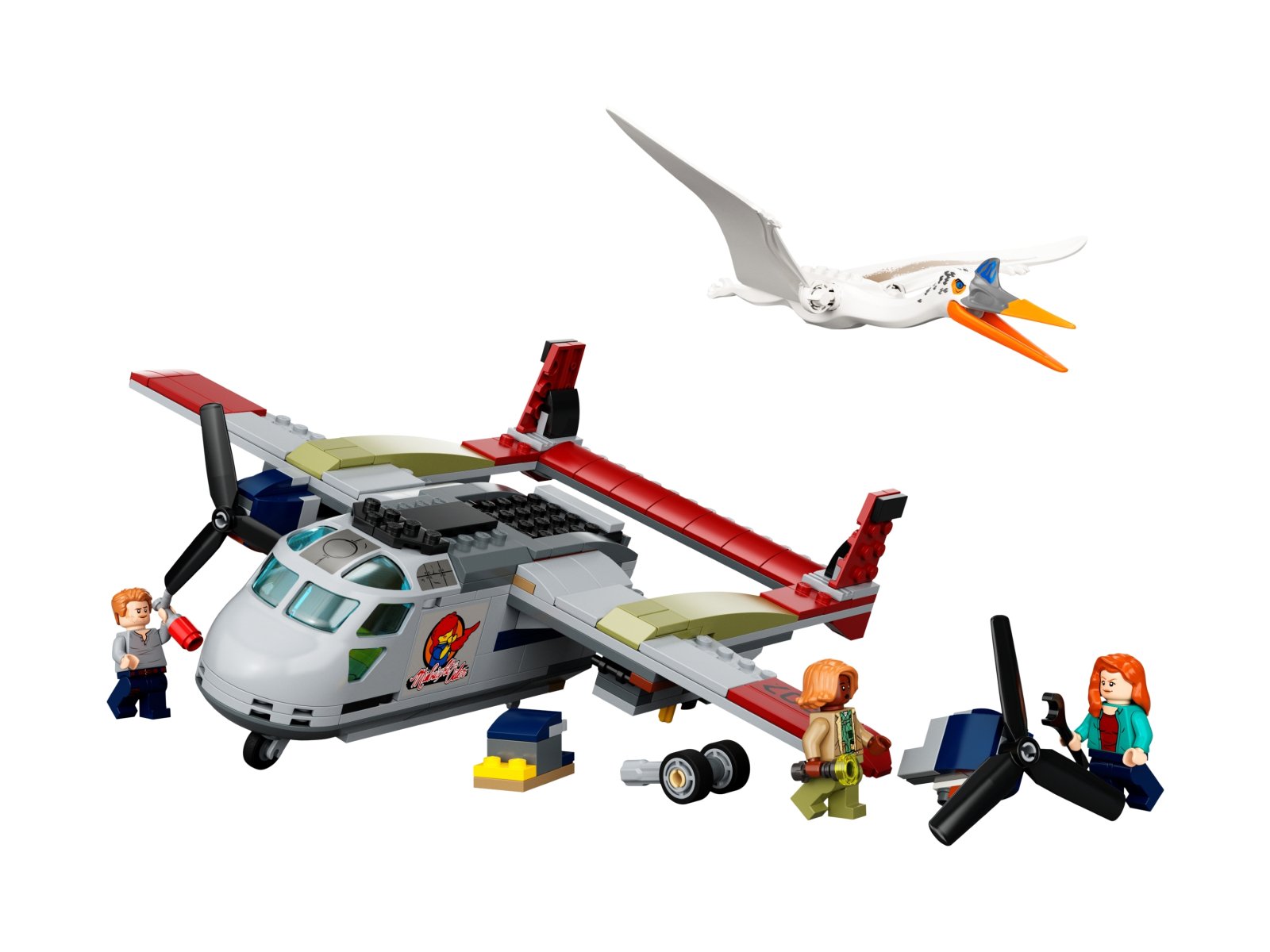 LEGO 76947 Jurassic World Kecalkoatl: zasadzka z samolotem