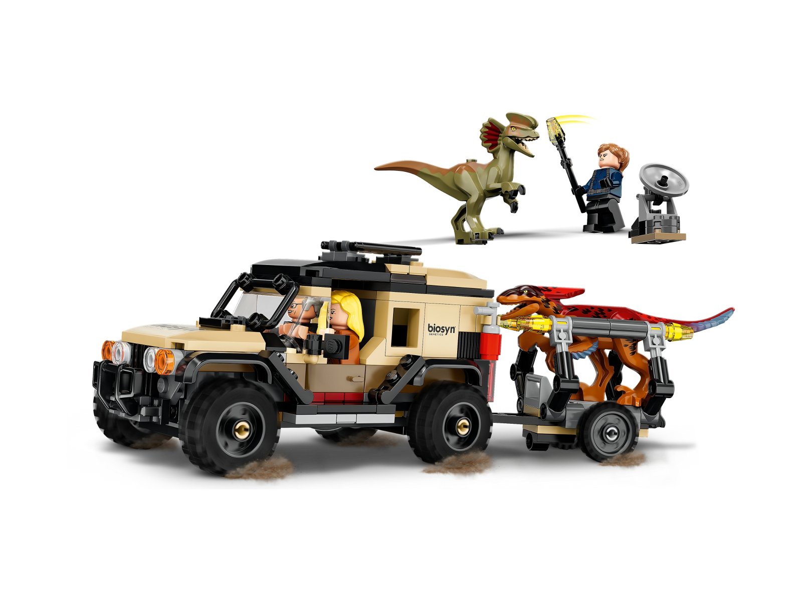LEGO Jurassic World Transport pyroraptora i dilofozaura 76951