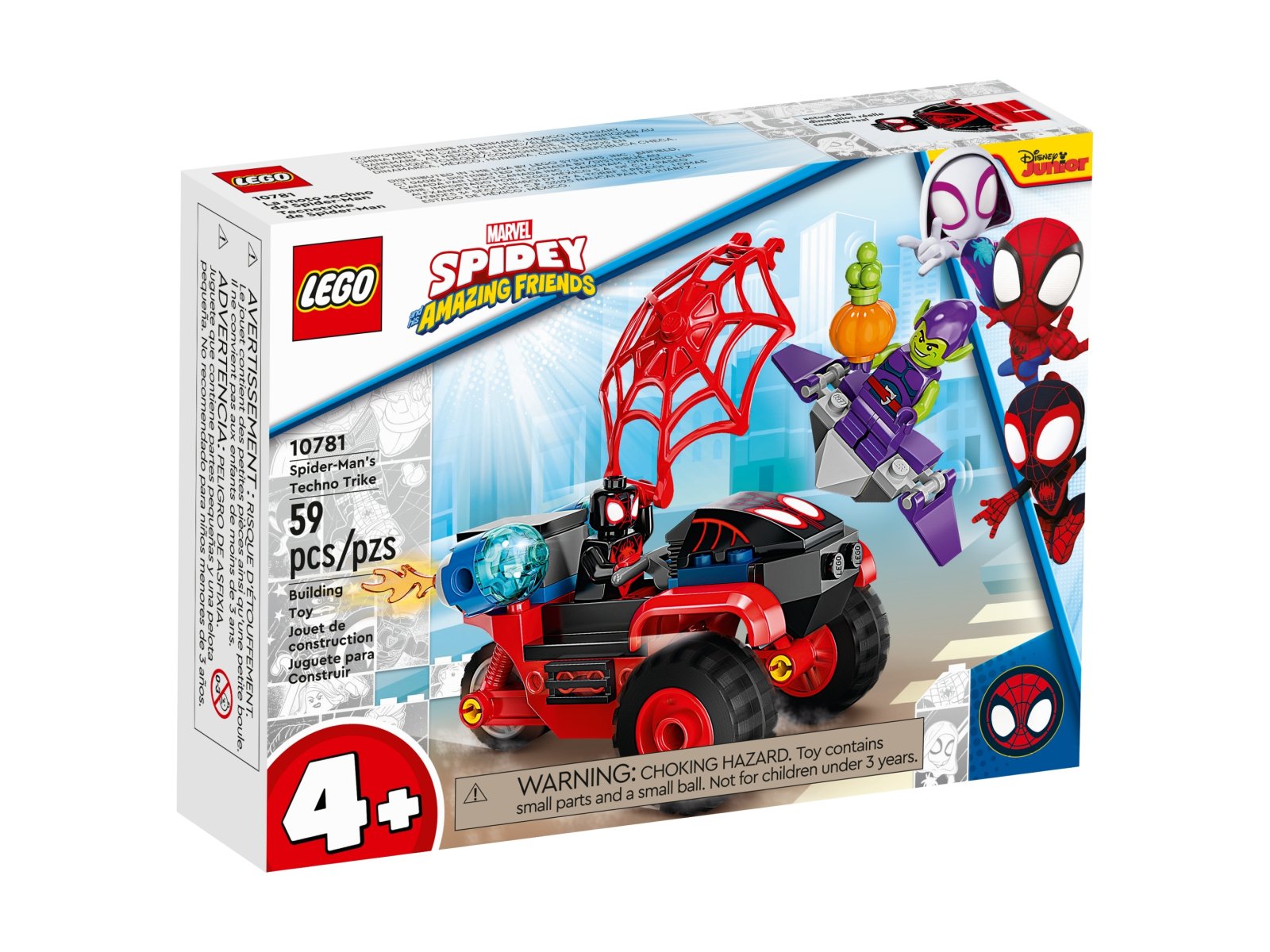 LEGO Marvel 10781 Miles Morales: Technotrójkołowiec Spider-Mana
