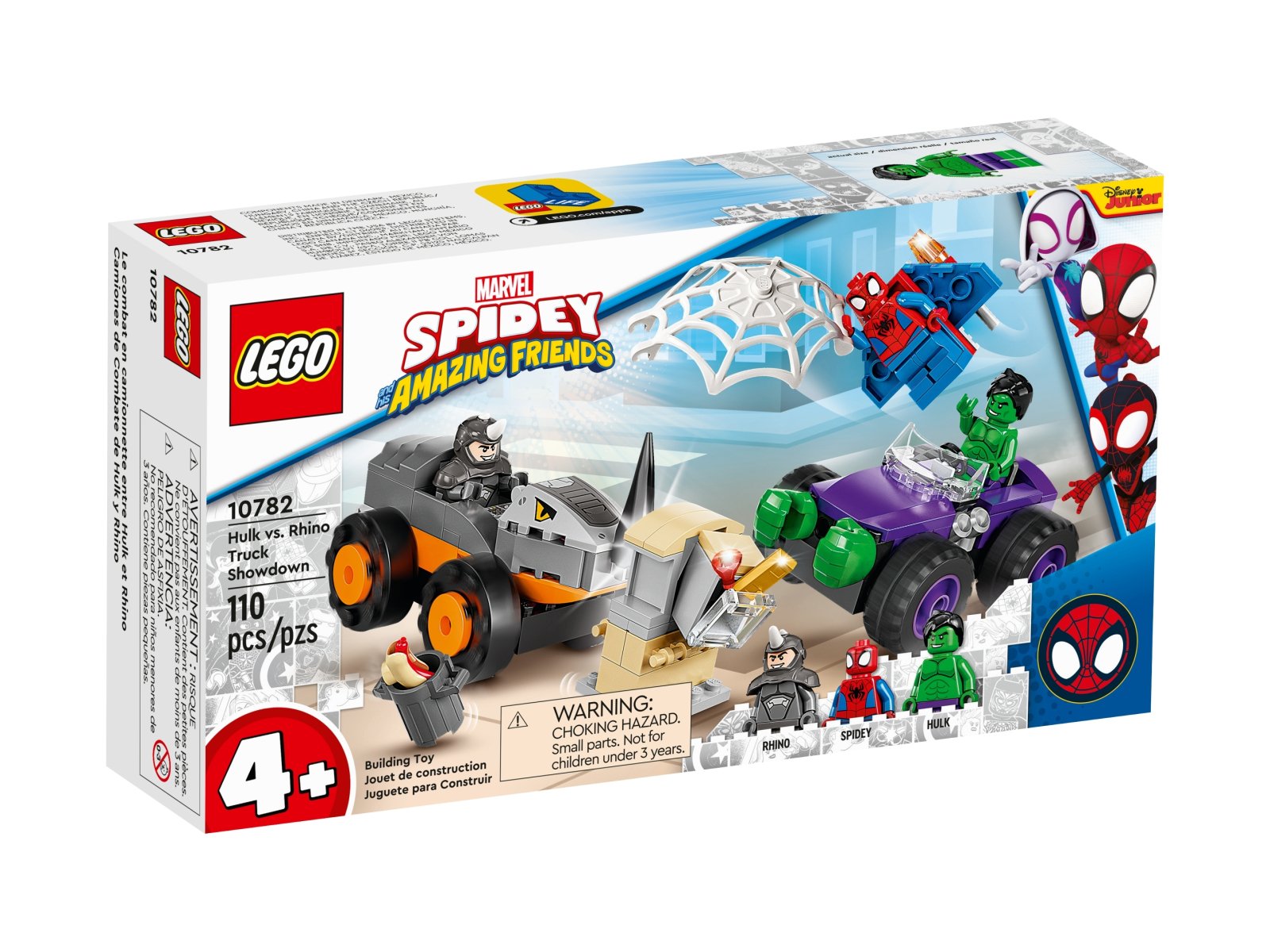 LEGO Marvel Hulk kontra Rhino — starcie pojazdów 10782