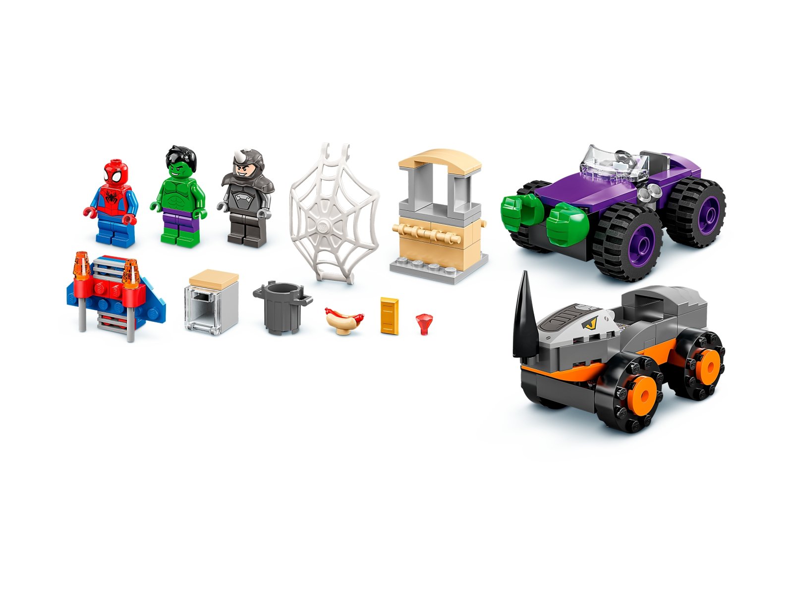 LEGO 10782 Hulk kontra Rhino — starcie pojazdów