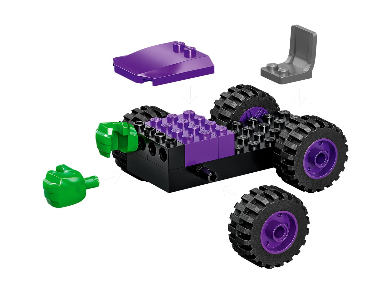 LEGO Marvel 10782 Hulk kontra Rhino — starcie pojazdów
