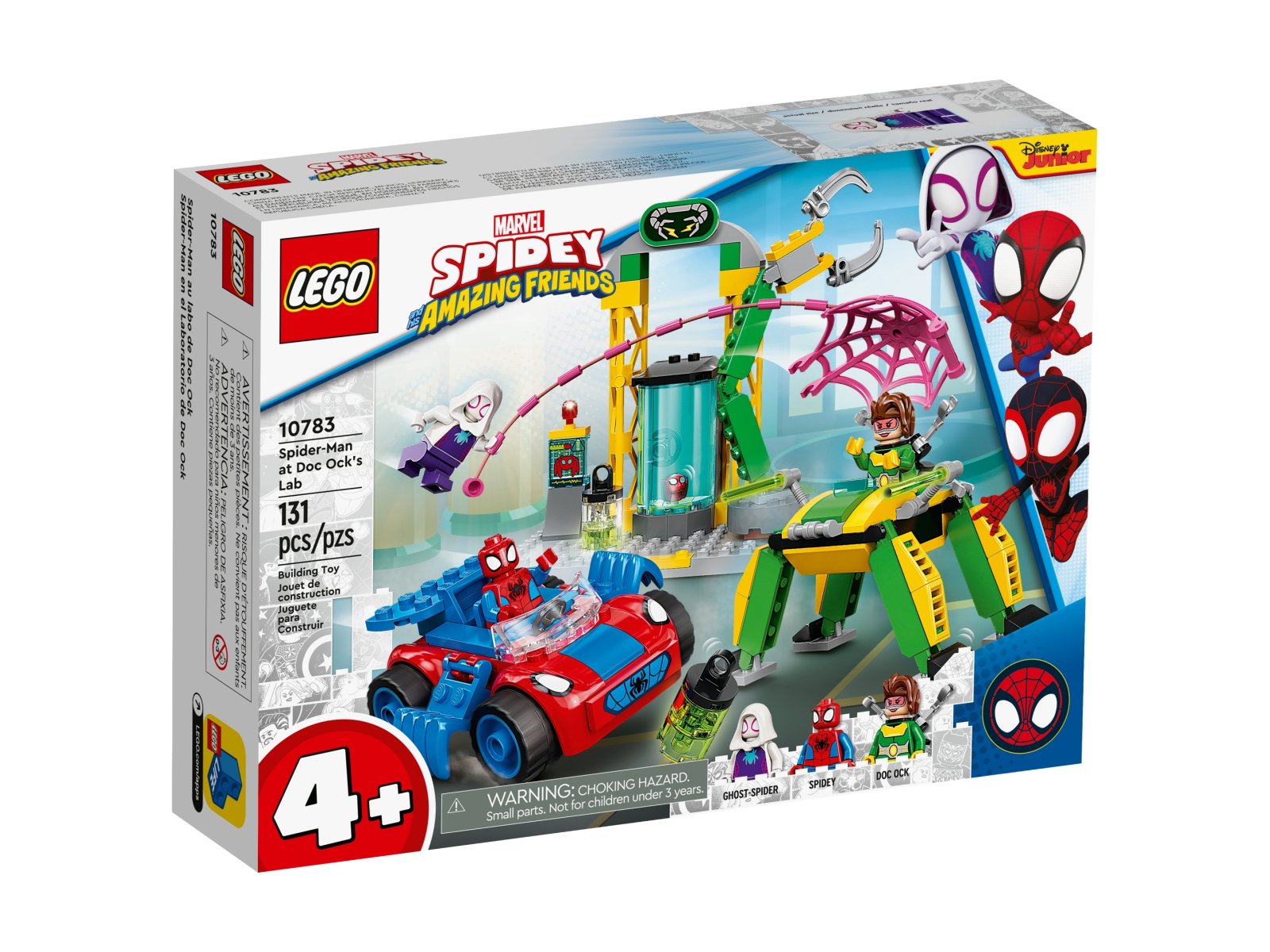 LEGO Marvel Spider-Man w laboratorium Doca Ocka 10783