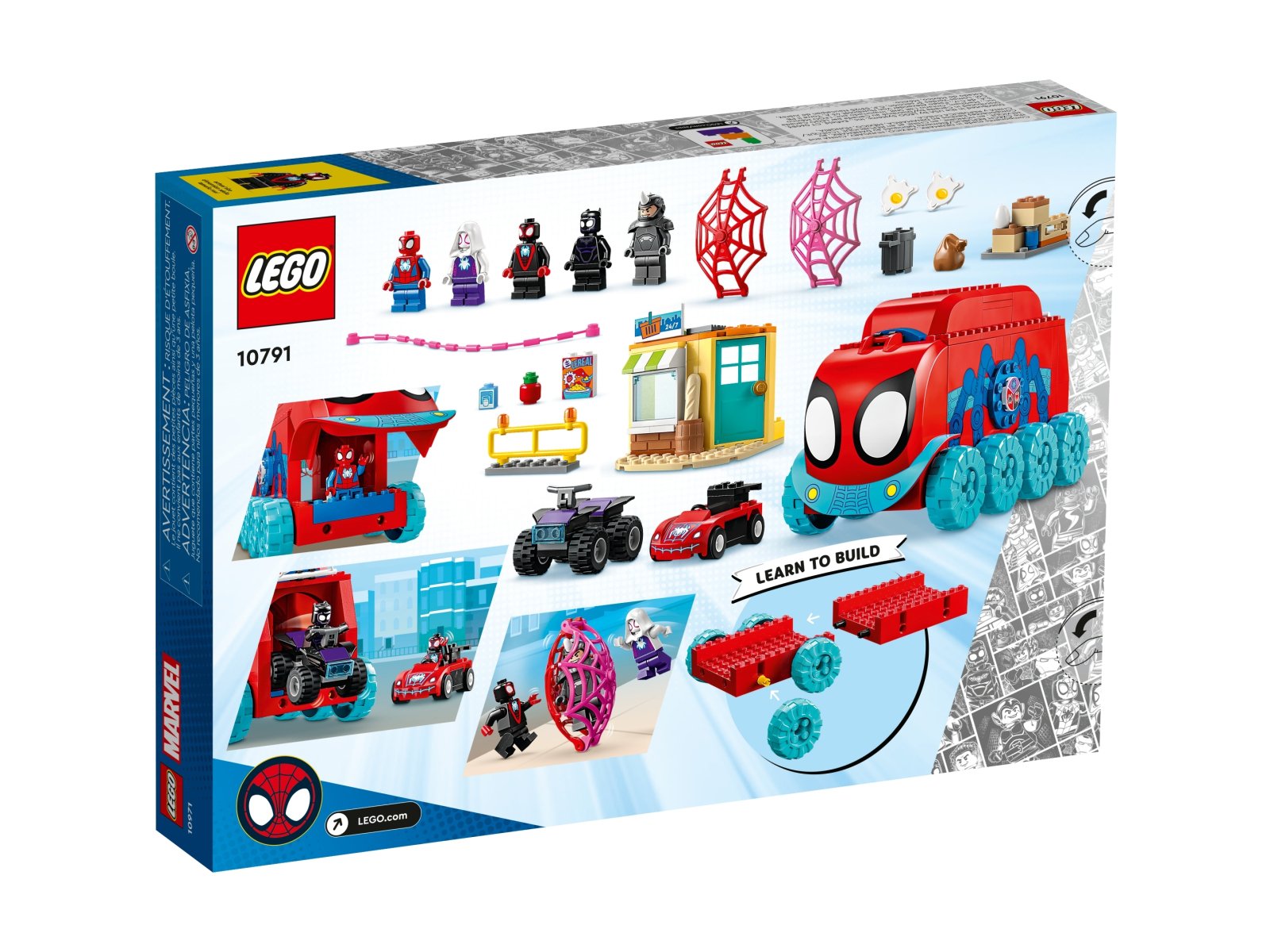 LEGO 10791 Marvel Mobilna kwatera drużyny Spider-Mana
