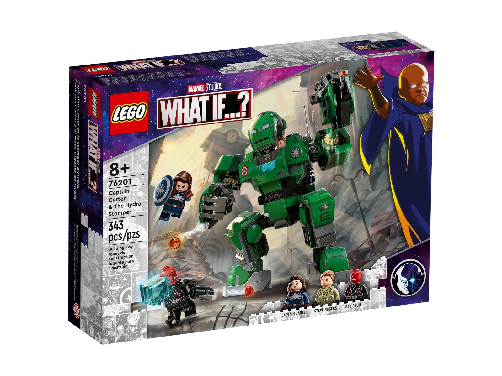 LEGO Marvel 76201 Kapitan Carter i Niszczyciel Hydry