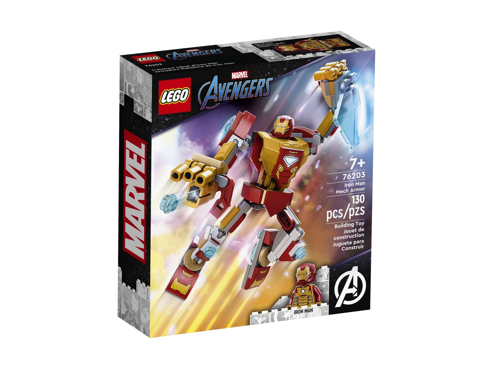 LEGO 76203 Marvel Mechaniczna zbroja Iron Mana