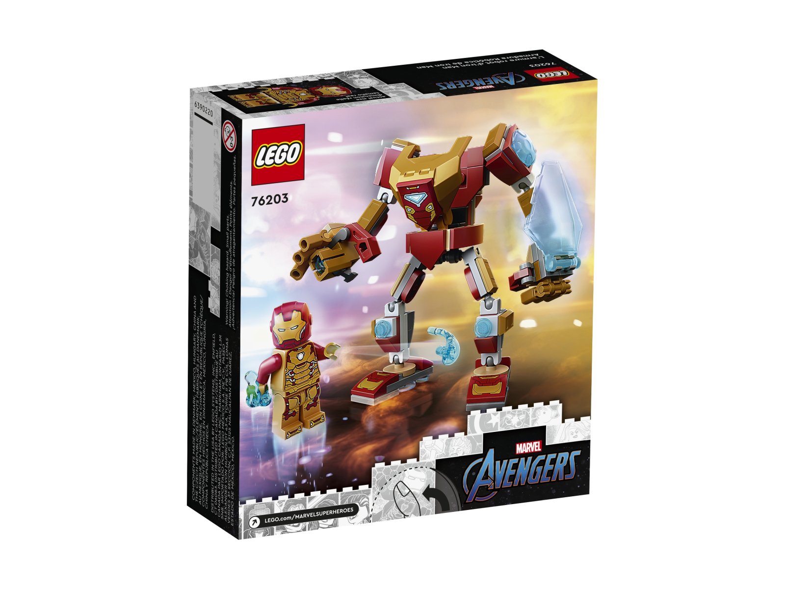 LEGO Marvel Mechaniczna zbroja Iron Mana 76203