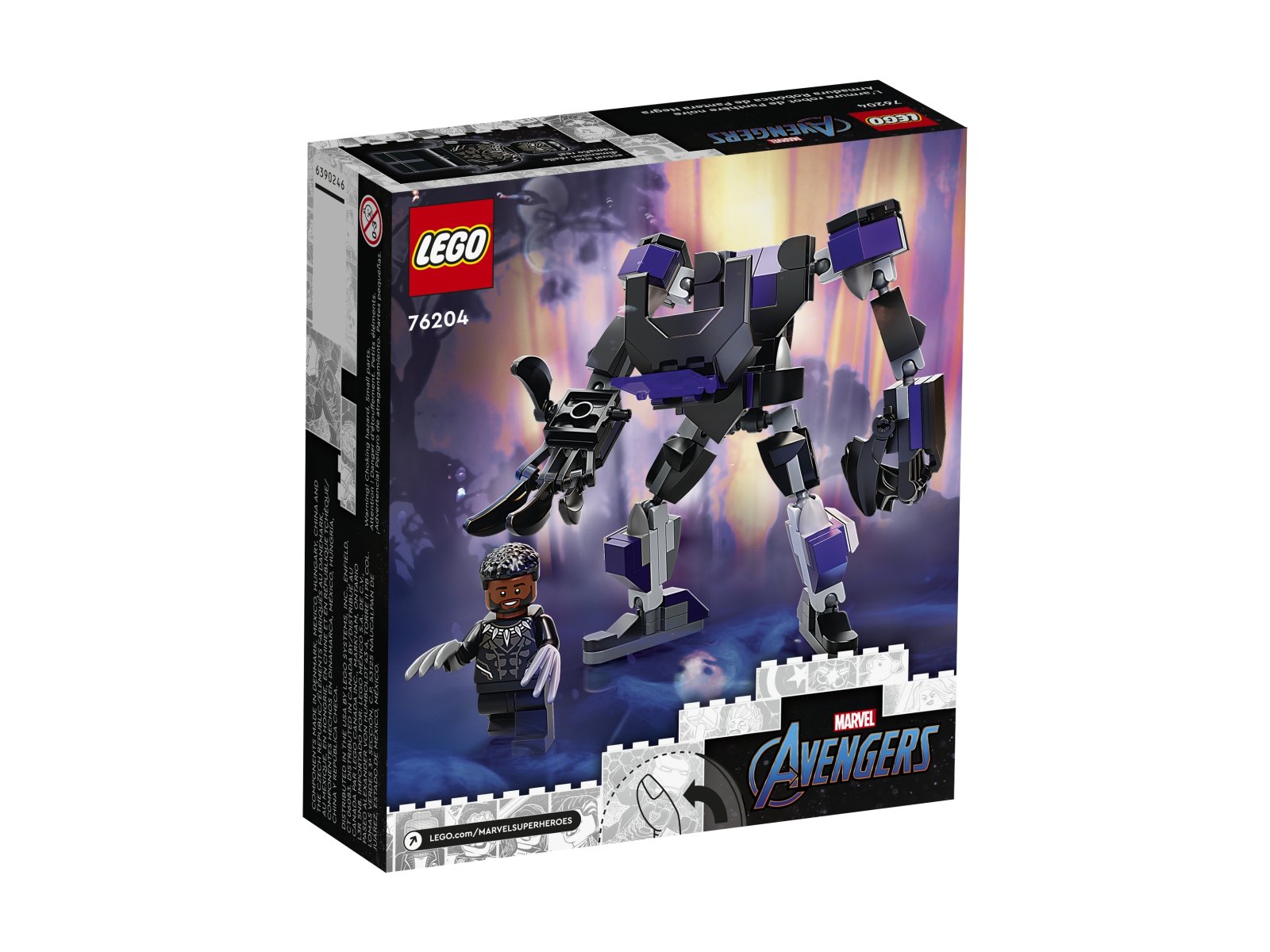 LEGO 76204 Marvel Mechaniczna zbroja Czarnej Pantery