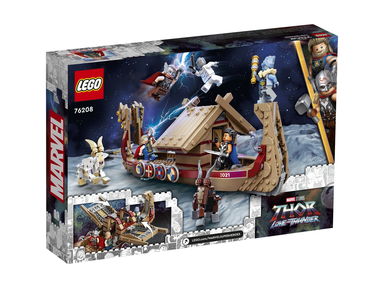 LEGO 76208 Marvel Kozia łódź
