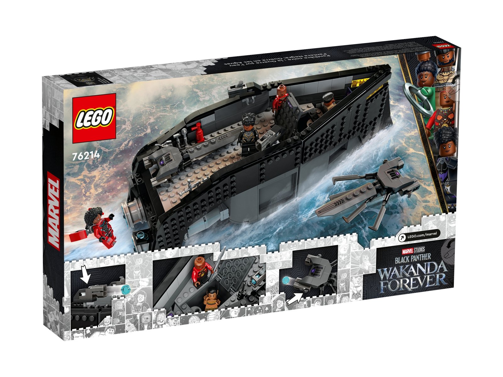 LEGO 76214 Czarna Pantera: wojna na wodzie