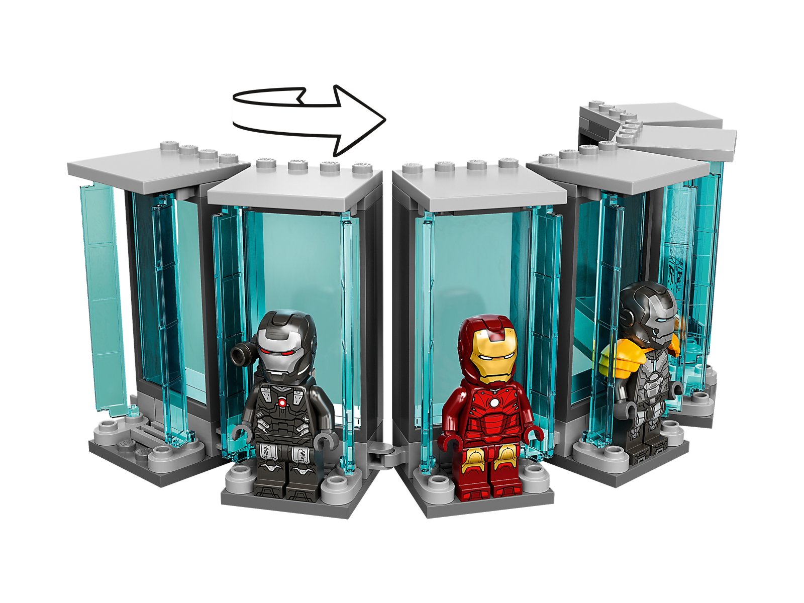 LEGO Marvel Zbrojownia Iron Mana 76216