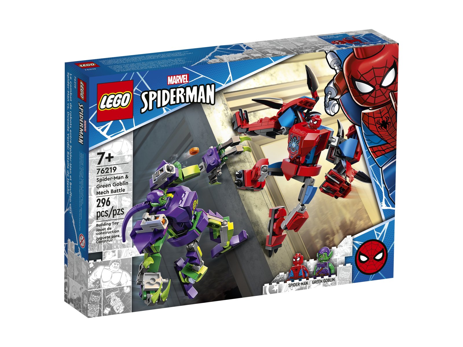 LEGO 76219 Marvel Bitwa mechów Spider-Mana i Zielonego Goblina