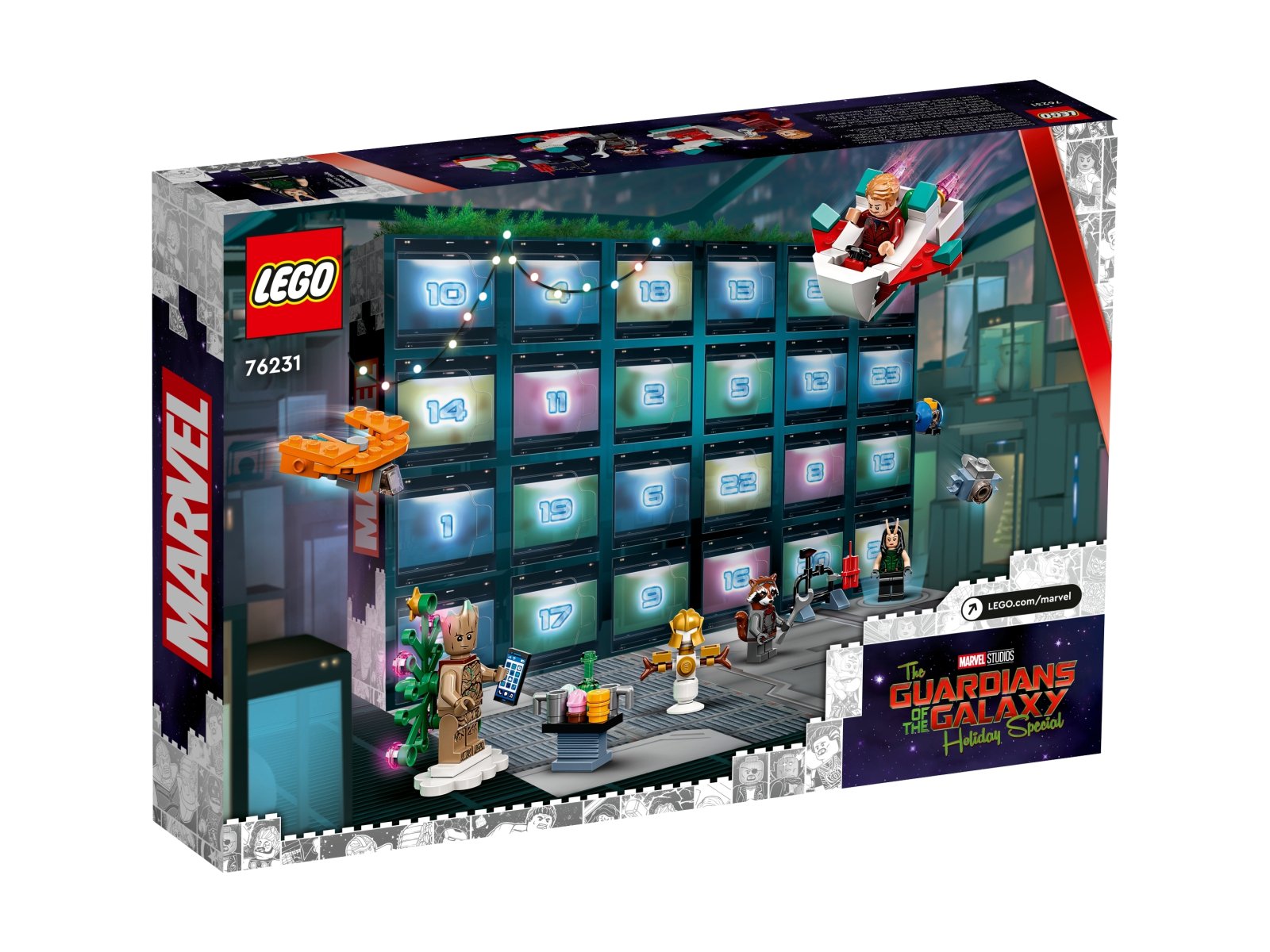 LEGO 76231 Kalendarz adwentowy ze Strażnikami Galaktyki