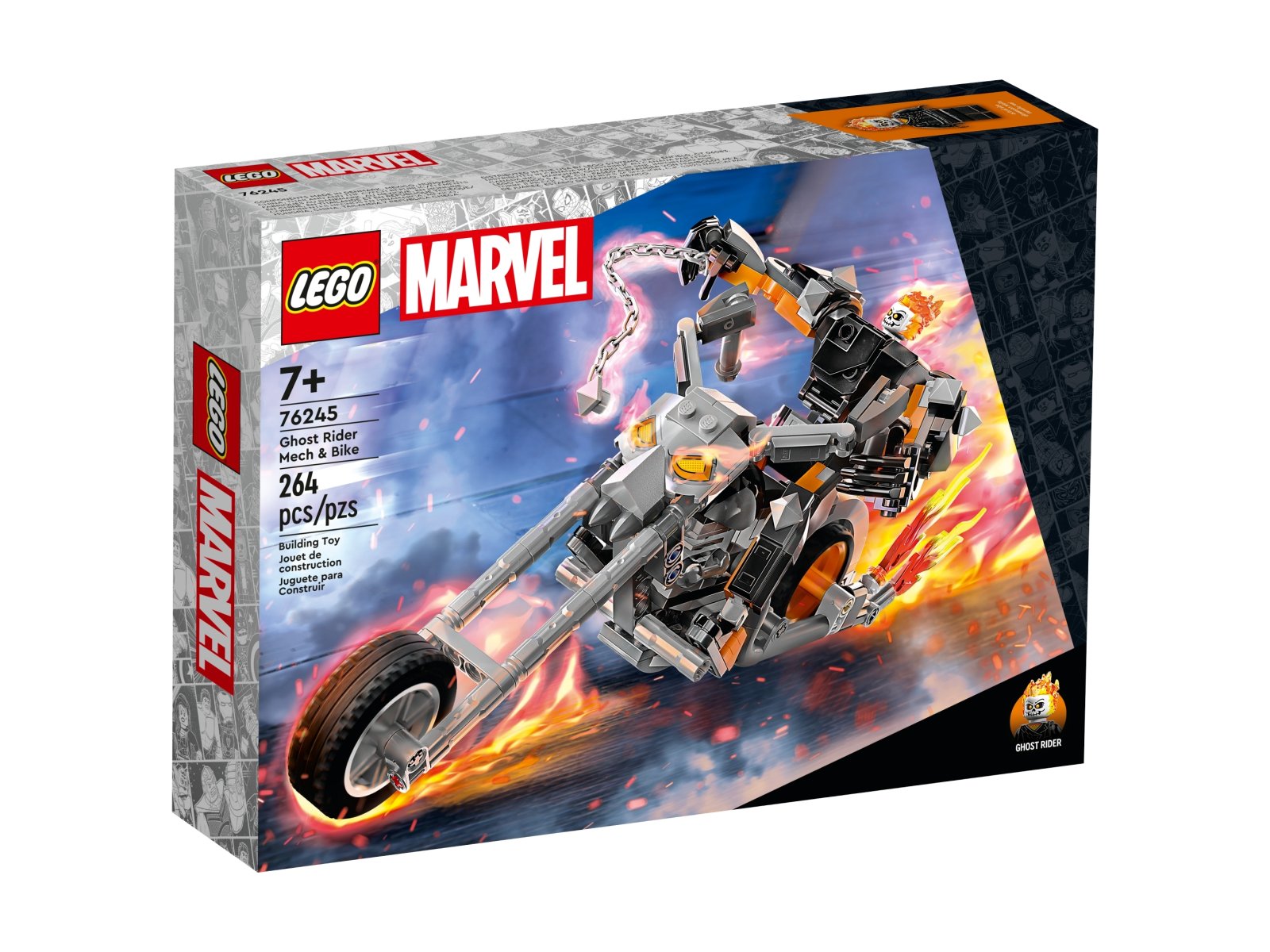 LEGO 76245 Upiorny Jeździec — mech i motor